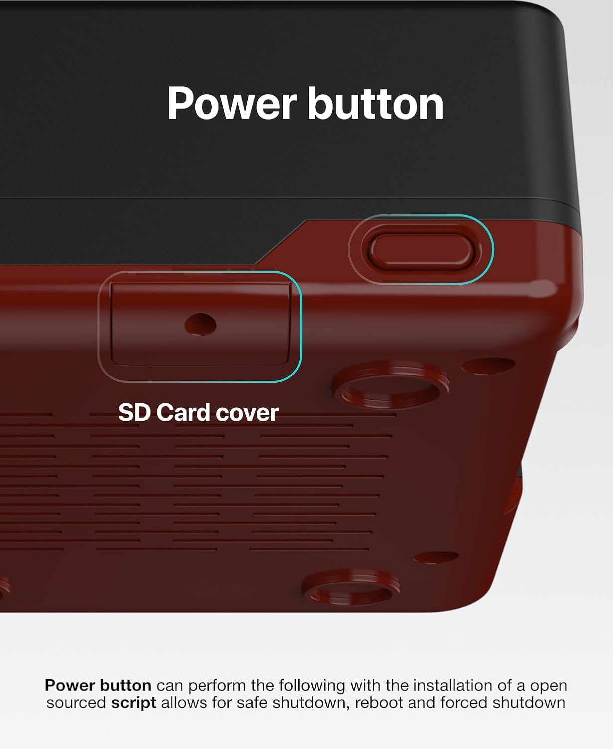 Argon NEO 5 Case for Raspberry Pi 5 (BRED) | Aluminum Case with Built-In Fan image number 4