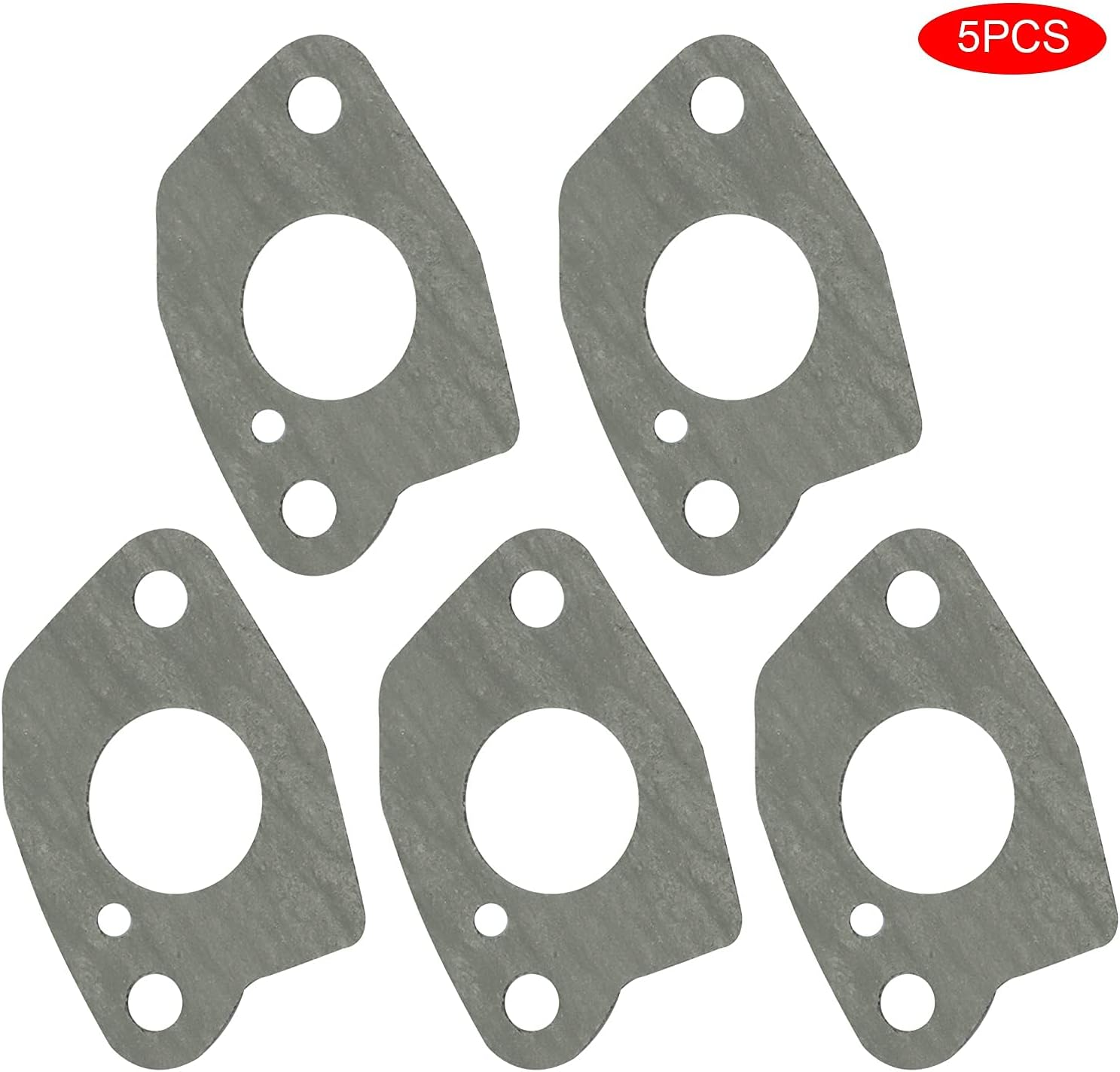 FLYPIG Pack of 5 Replace Carburetor Gasket for Honda GX160 GX200 Engine image number 6