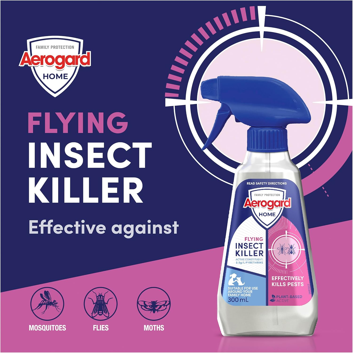 Aerogard Home Flying Insect Killer Spray 300 Ml
