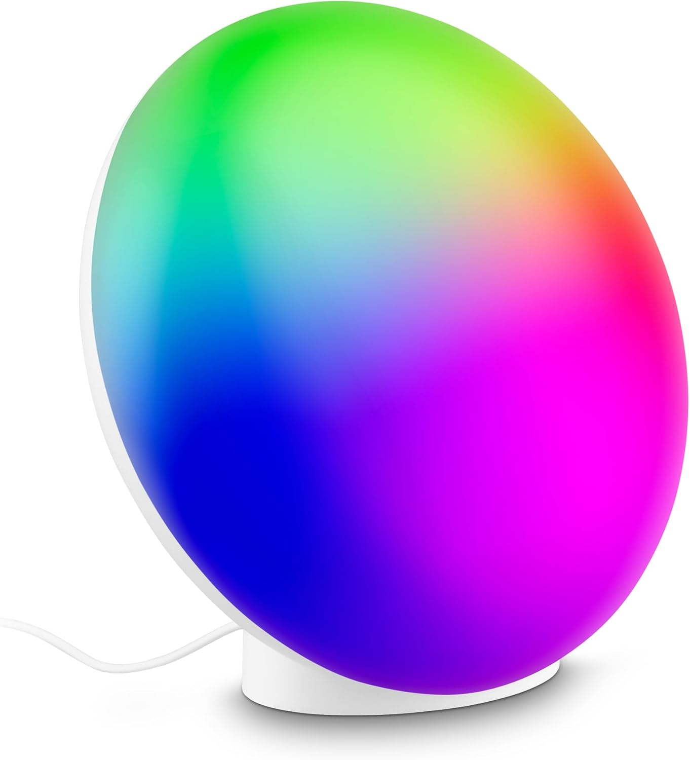 BRILONER - LED Table Lamp with Remote Control, Dimmable, RGBIC, CCT, Music Sensor, Bedside Lamp, Lamp, Desk Lamp, Table Lamp, Gaming Decoration, Party Decoration, 17.5 X 10.6 X 16.4 Cm, White image number 3