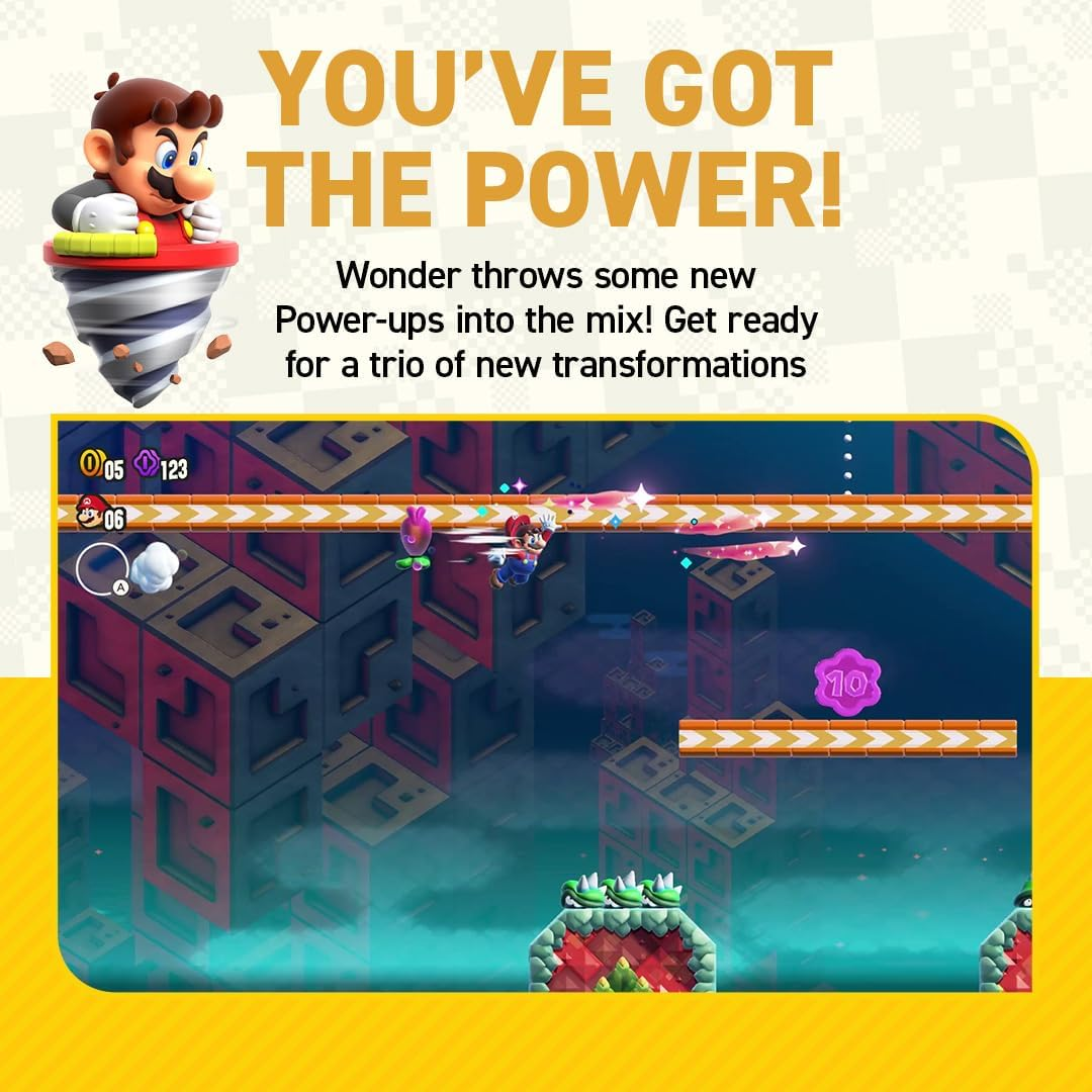 Nintendo Super Mario Bros Wonder Nintendo Switch Game image number 4