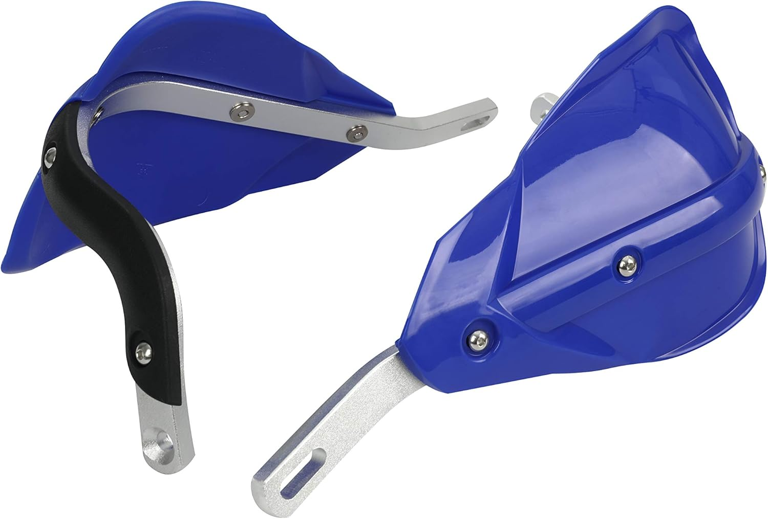 Powermotor Motorcycle Universal Handguards Aluminum Hand Guards Brush Bar for off Road ATV Yamaha Kawasaki Suzuki for Honda Motocross Dirt Bike Enduro -Black- 7/8" 22Mm and 1 1/8" 28Mm (Blue) - Black image number 6