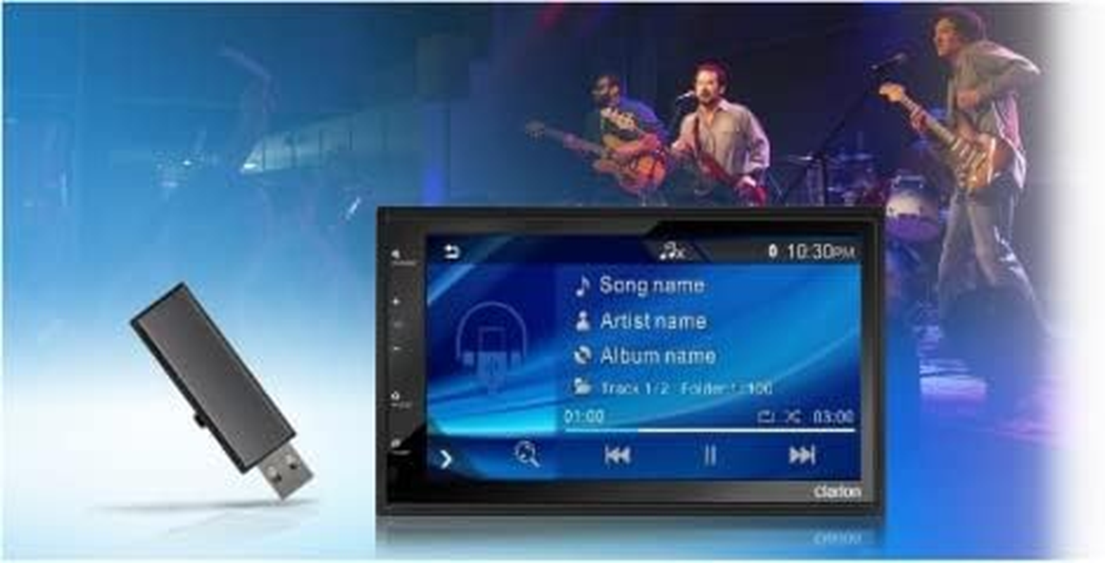 Clarion FX450 Apple Carplay/Android Auto Receiver image number 4