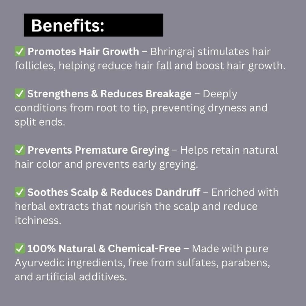 Khadi Pure Bhringraj Root Sls & Onion(Small) Hair Oil, 210 Ml (Pack of 2) image number 3