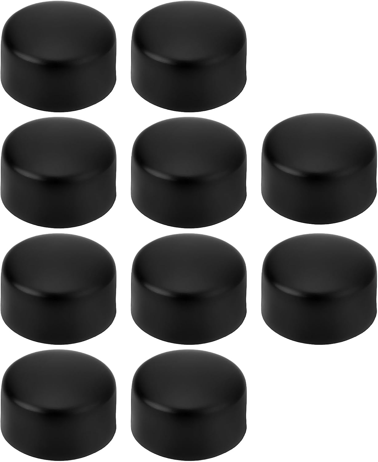 Ecsing 10Pcs Axle Nut End Caps Wheel Nut Caps Bolt Covers 1/2" Flat Head Hex Socket Cover Protectors for Rollator Walker Compatible with Drive R726 R728 image number 5