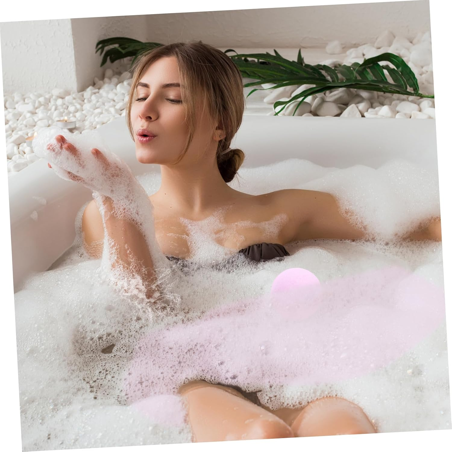 NULYLU 12Pcs Organic Spa Salt Balls Animal Models Natural Balls for Dull Skin image number 2