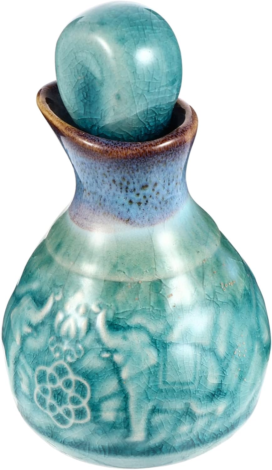 Ceramic Essential Oil Bottle Compact Perfume Dispenser for Aromatherapy Home