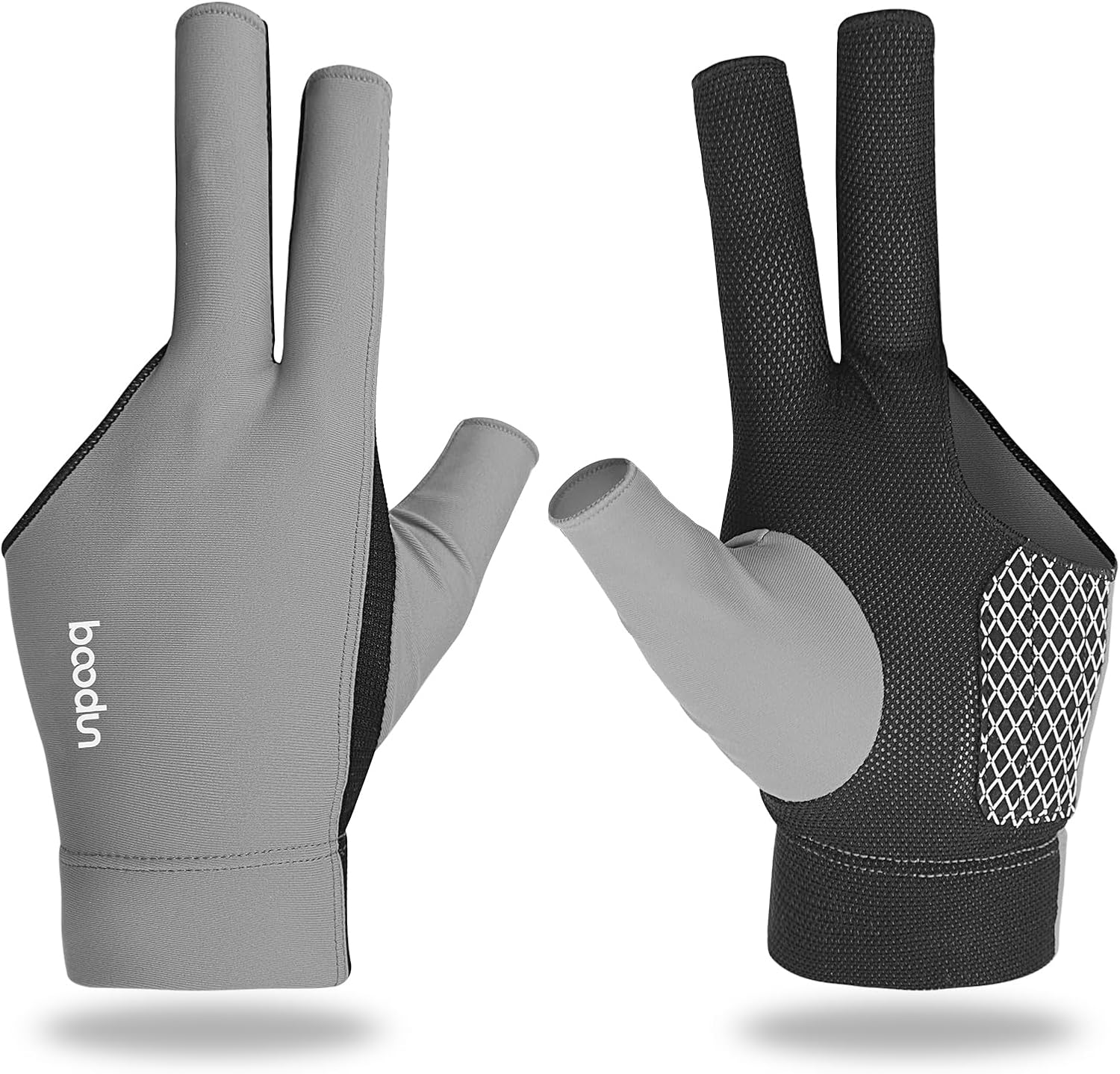 YFY Billiards Glove 3 Finger Pool Glove for Left Hand, Durable Double Stitched, Snooker Cue Sport Glove Popular Sizes for Men & Women