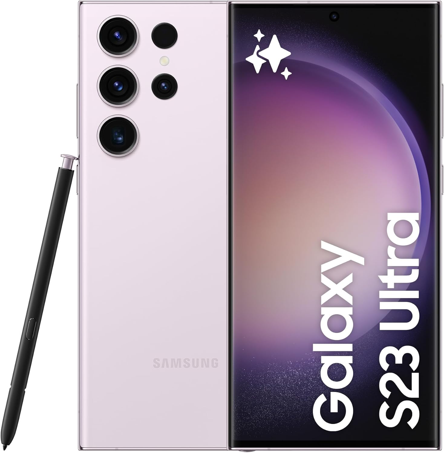 Samsung Galaxy S23 Ultra AI Smartphone 256GB, 200MP Camera, S Pen Included, Lavender image number 1