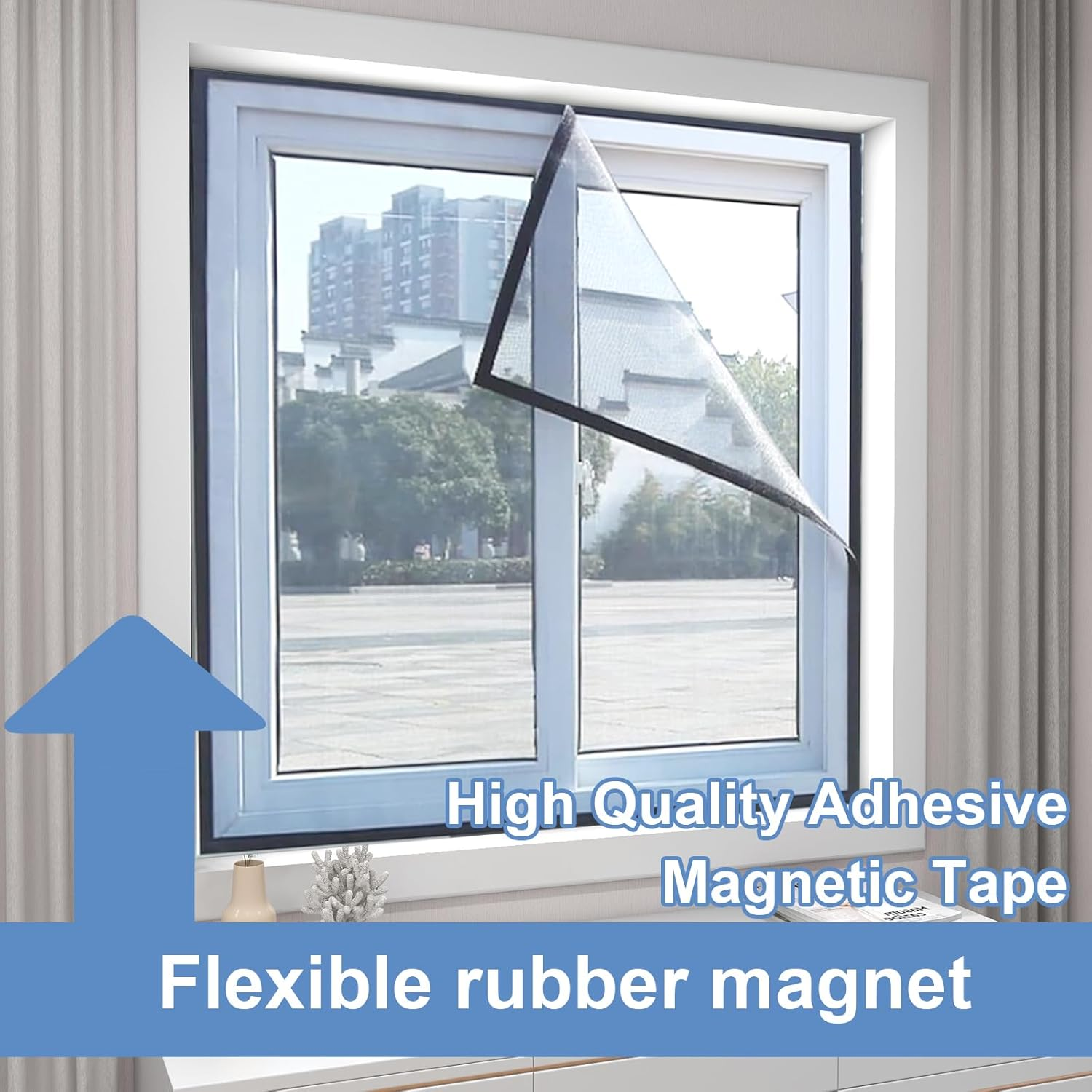 RIHEGANIT 3M Magnetic Strip Rolls - 20Mm W X 5M L Strong Magnet with Adhesive Backing, Multipurpose Flexible Rubber image number 6