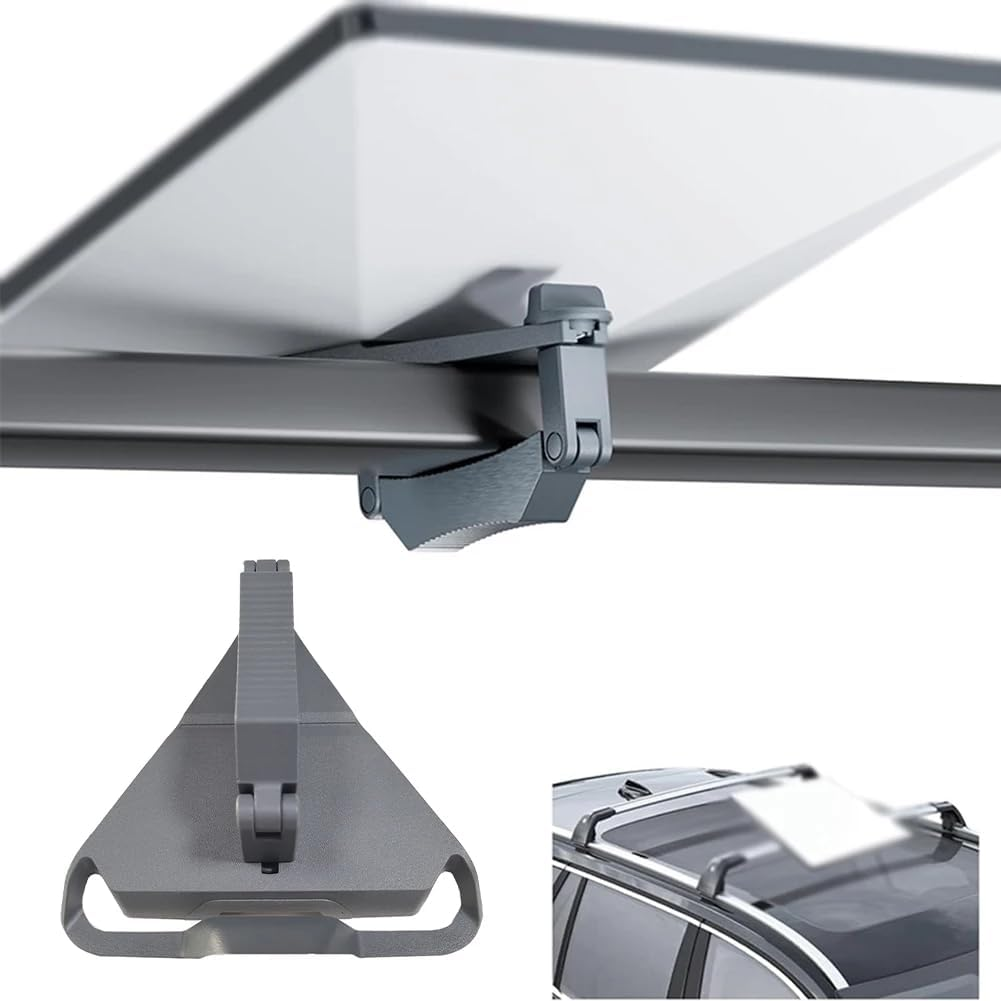 For Starlink Mini Roof Rack Mount, Aluminum Alloy for Starlink Mini Roof Mount, for Starlink Mini Car Mounting Kit for Car RV Roof, Ladder, Luggage Rack, Roof Rack Installation image number 5