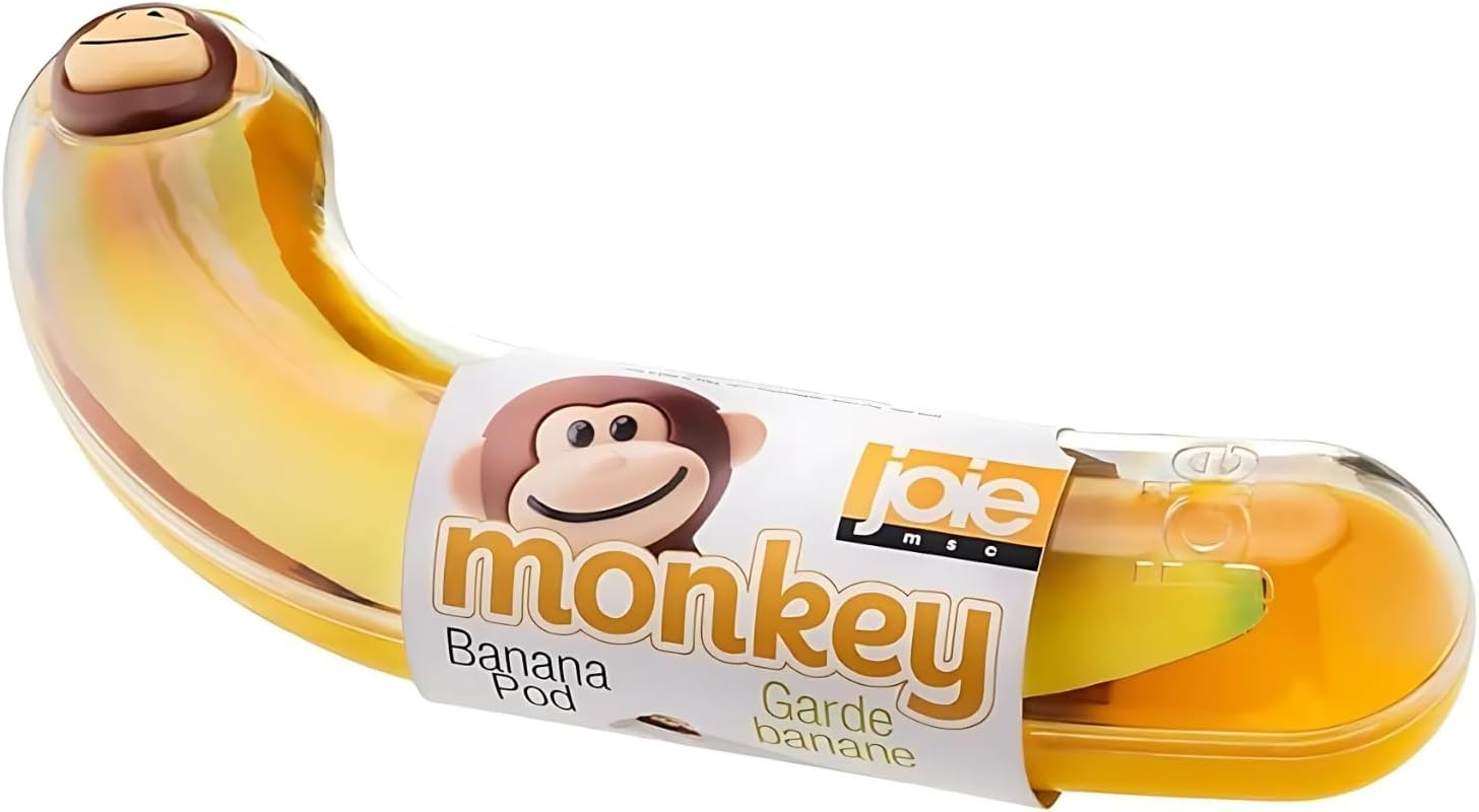 Joie 77711 Monkey Banana Storage Pod, Yellow, 22.9 X 8.3 X 4.4 Cm image number 3