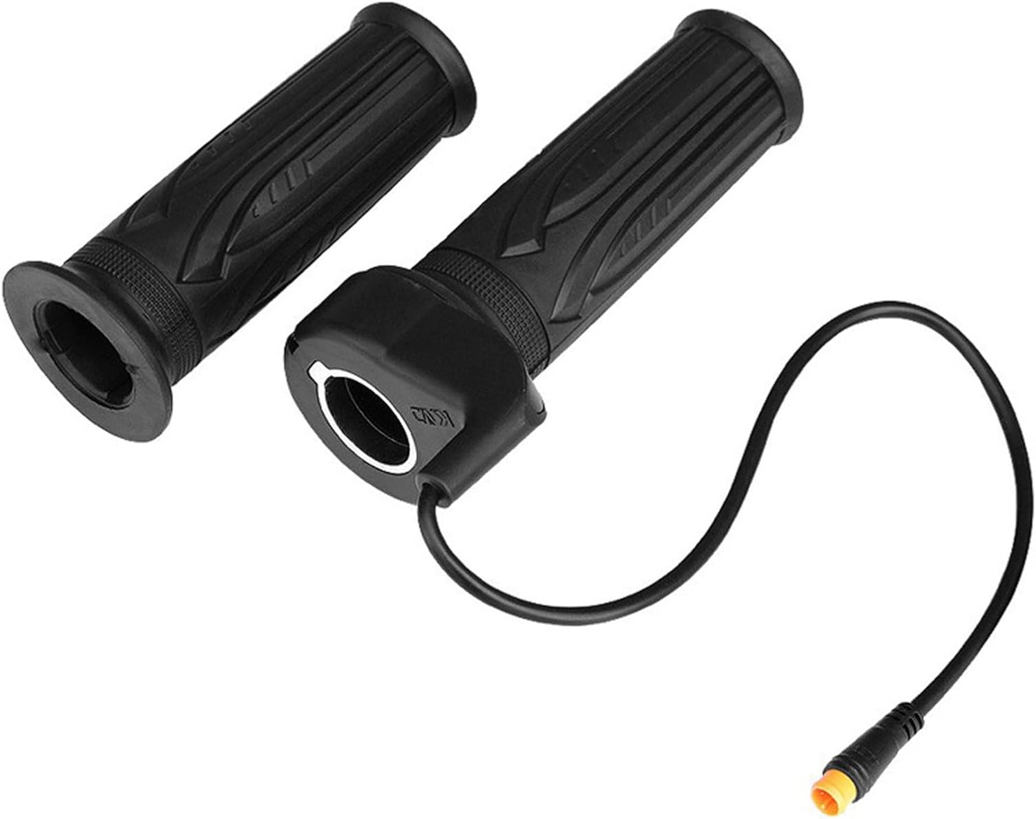 Electric Bike Full Twist Throttle, 24V 36V 48V 60V 72V Right Handle Throttle with 3 Pin Waterproof Connector for Folding Electric Scooter, Ebike or Motorcycle image number 4