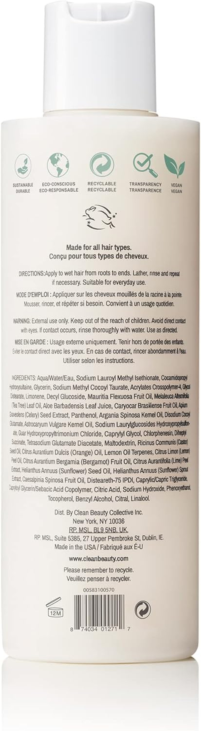 Clean Reserve Buriti and Tucuma Essential Hair Shampoo 269 Ml image number 6