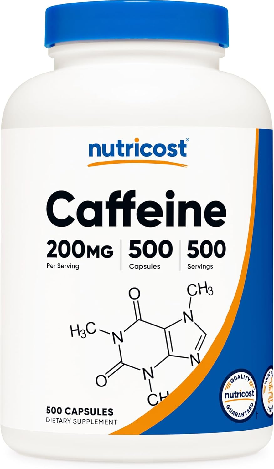 Nutricost Caffeine Pills, 200Mg per Serving image number 1
