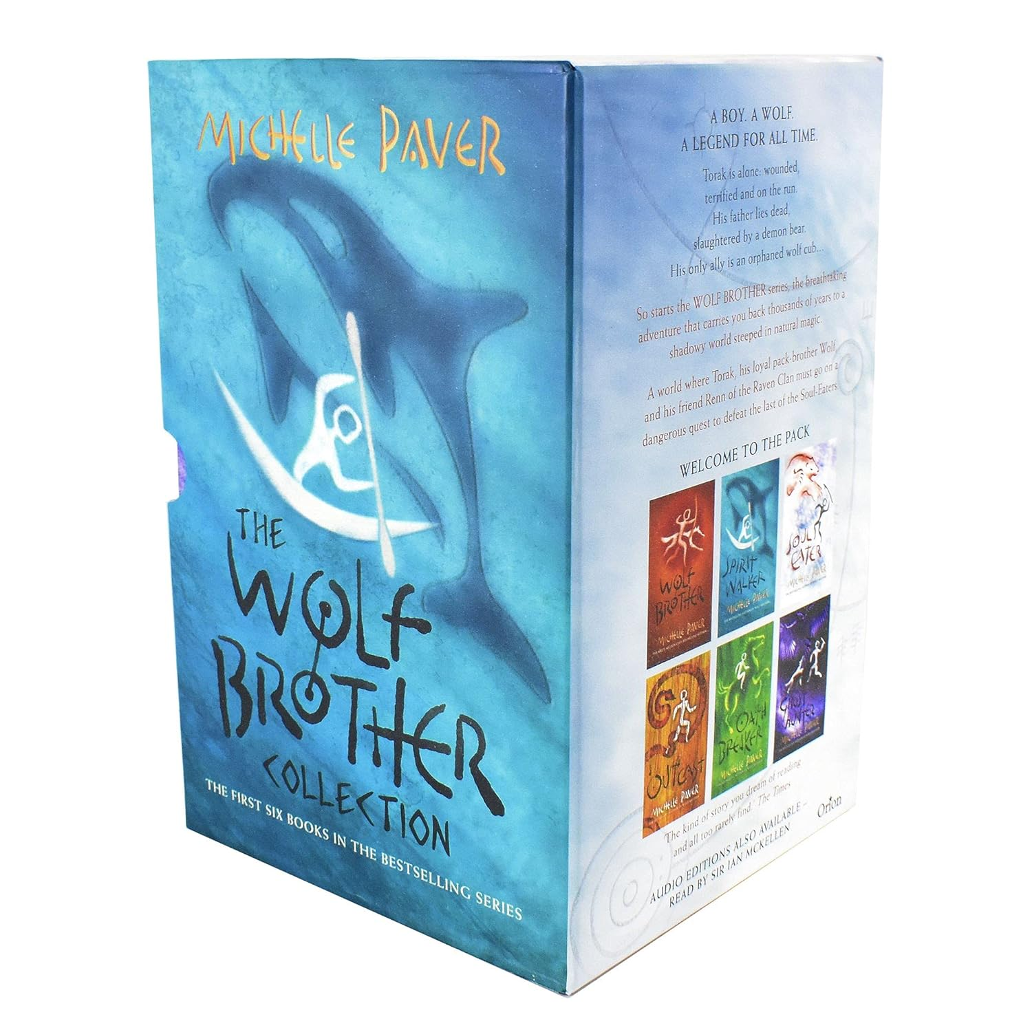 Chronicles of Ancient Darkness the Wolf Brother Collection 6 Books Box Set by Michelle Paver (Wolf Brother, Spirit Walker, Soul Eater, Outcast, Oath Breaker & Ghost Hunter)