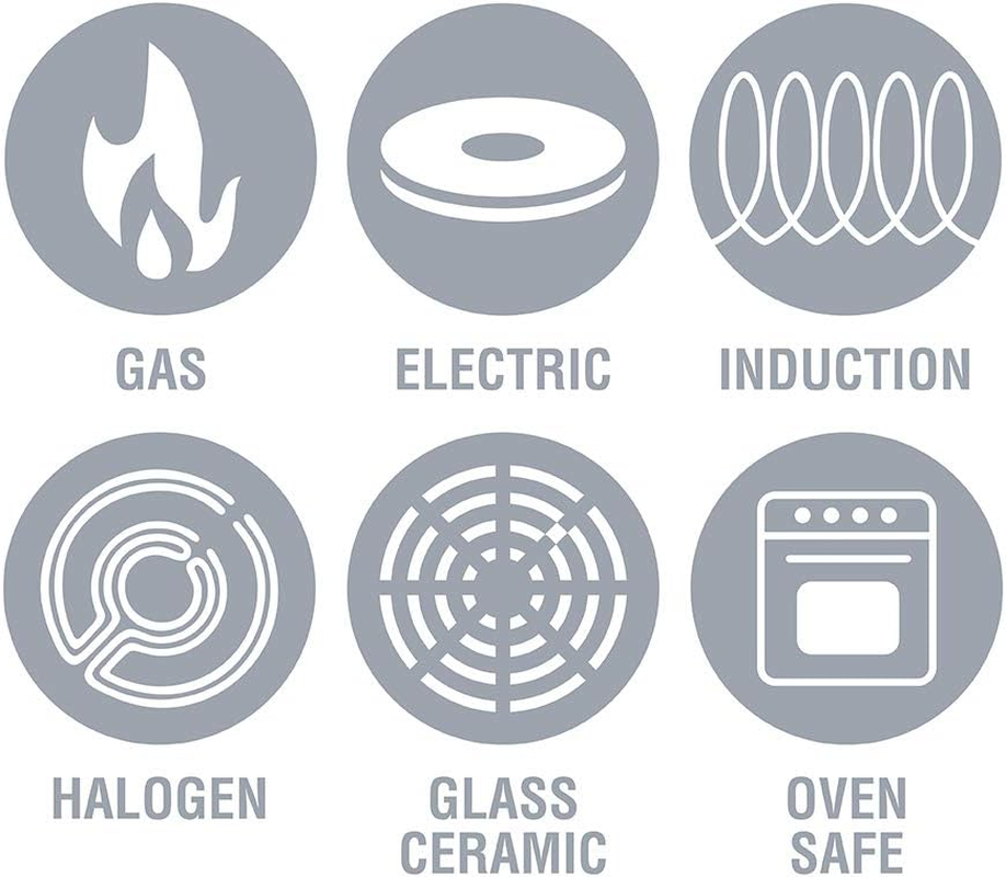 Magma 7 Piece Gourmet Nesting Stainless Steel Cookware Set with Ceramica Non-Stick, Induction Compatible, Oven Safe to 500&deg;F - Suitable for All Stovetops, Removable Handles, Stainless Steel image number 2