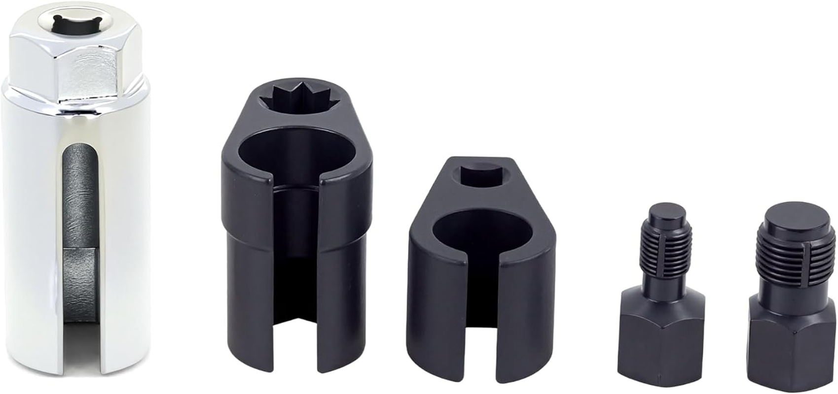 Oxygen Sensor Socket A7841F-FBA Offset Wrench Remover Tool and Thread Chaser Set 5 PCS Set