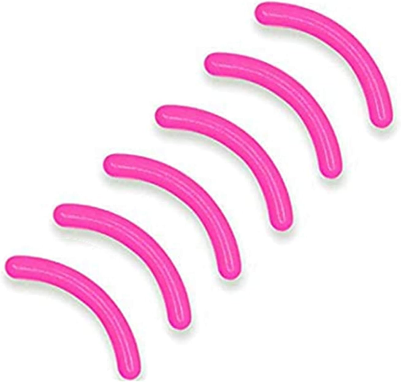 24 Pcs Curler Refill Eyelash Curler Refill Pads Silicone Rubber Soft Curler Replacement Refills Pads for Universal Eyelash Curler (Purple)