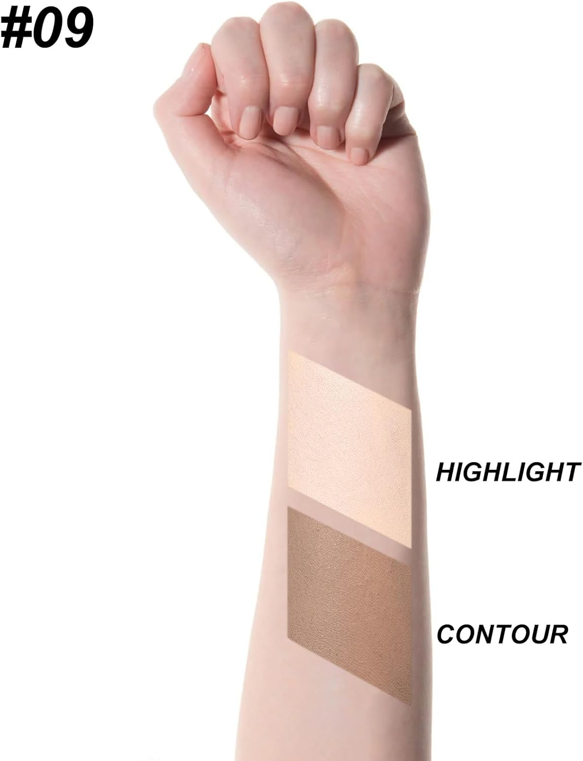 FOCALLURE 2 in 1 Cream Bronzer and Highlighter Stick,Non-Greasy & Non-Drying Contour Pencil,Easy to Create a Natural Matte Finishing,Long Lasting & Waterproof Face Brighten Make up Pen,Custard SAUCE - Silky Chocolate image number 3