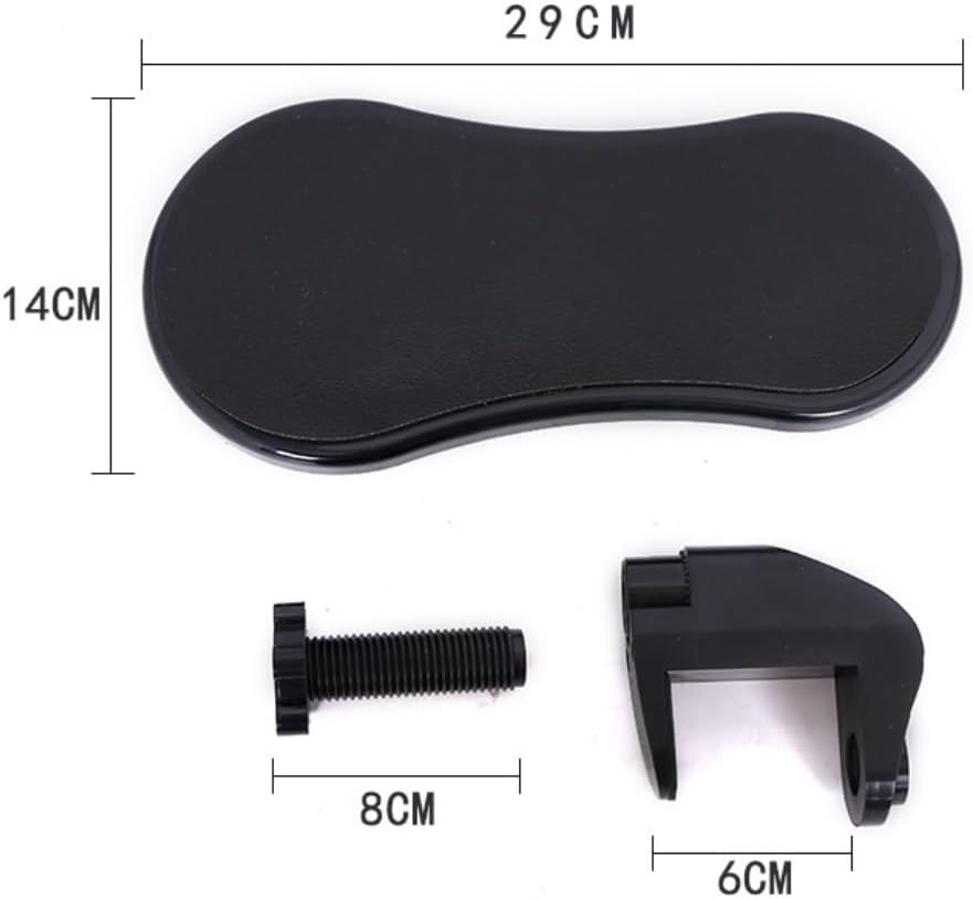 GYWHOOFT Arm Rest Support for Desk,Desk Extender, Elbow Support,Computer Keyboard Armrest, Arm Support Enthusiasm, Elbow Support Bracket, Easy to Install, Suitable for Home Office Computer Desk image number 3