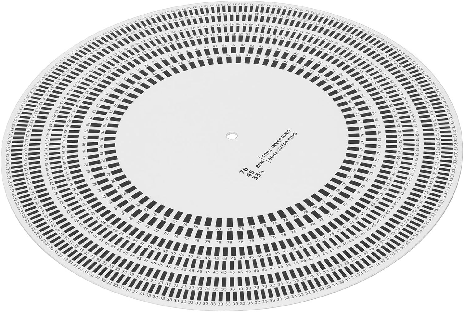 LP Stroboscope Disc, LP Turntables Calibration Disc Practical, Calibration Disc Rotational Speed Detection, Turntable Stroboscope Mat for Record Player image number 6