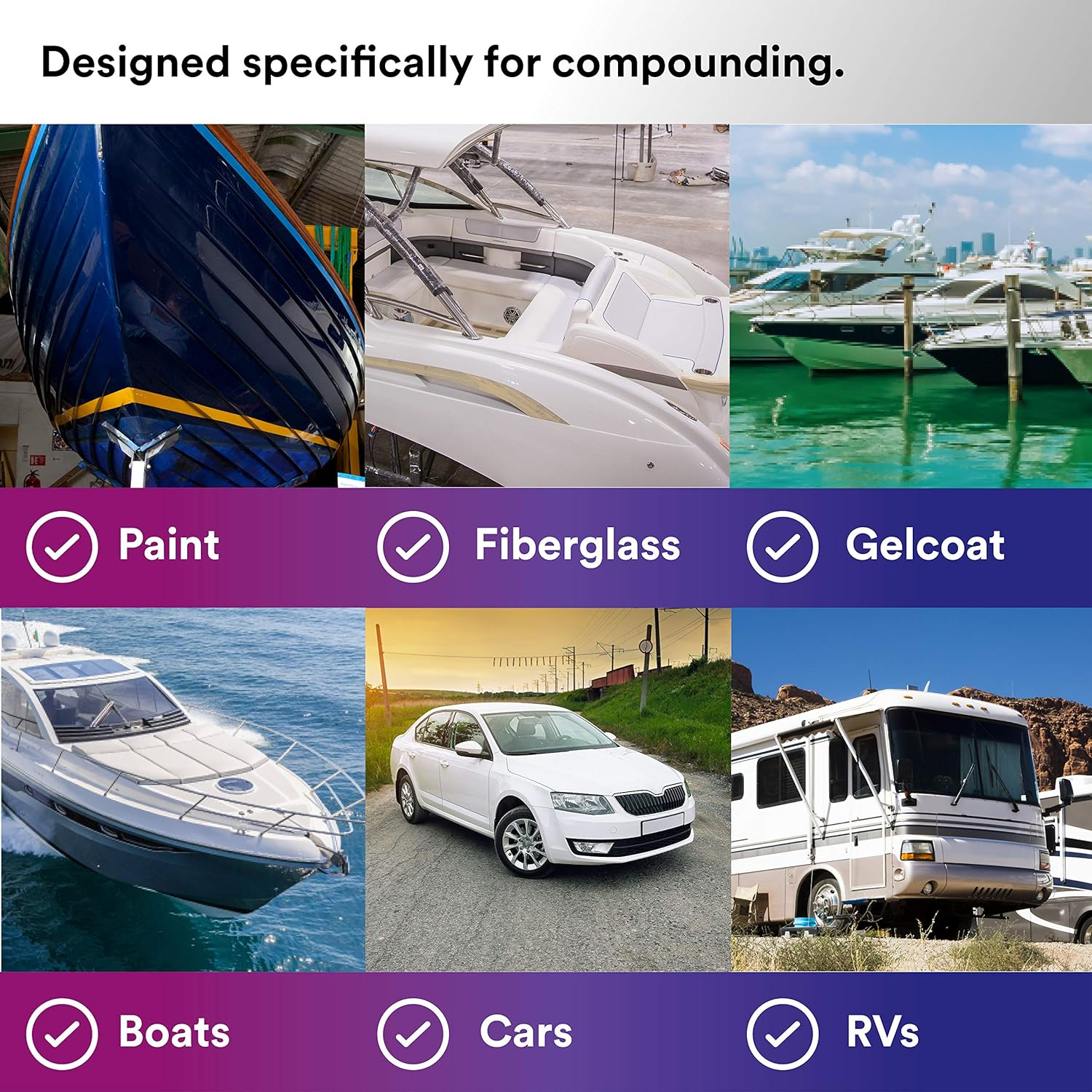 3M 05719 Perfect-It Wool Compounding Pad image number 1