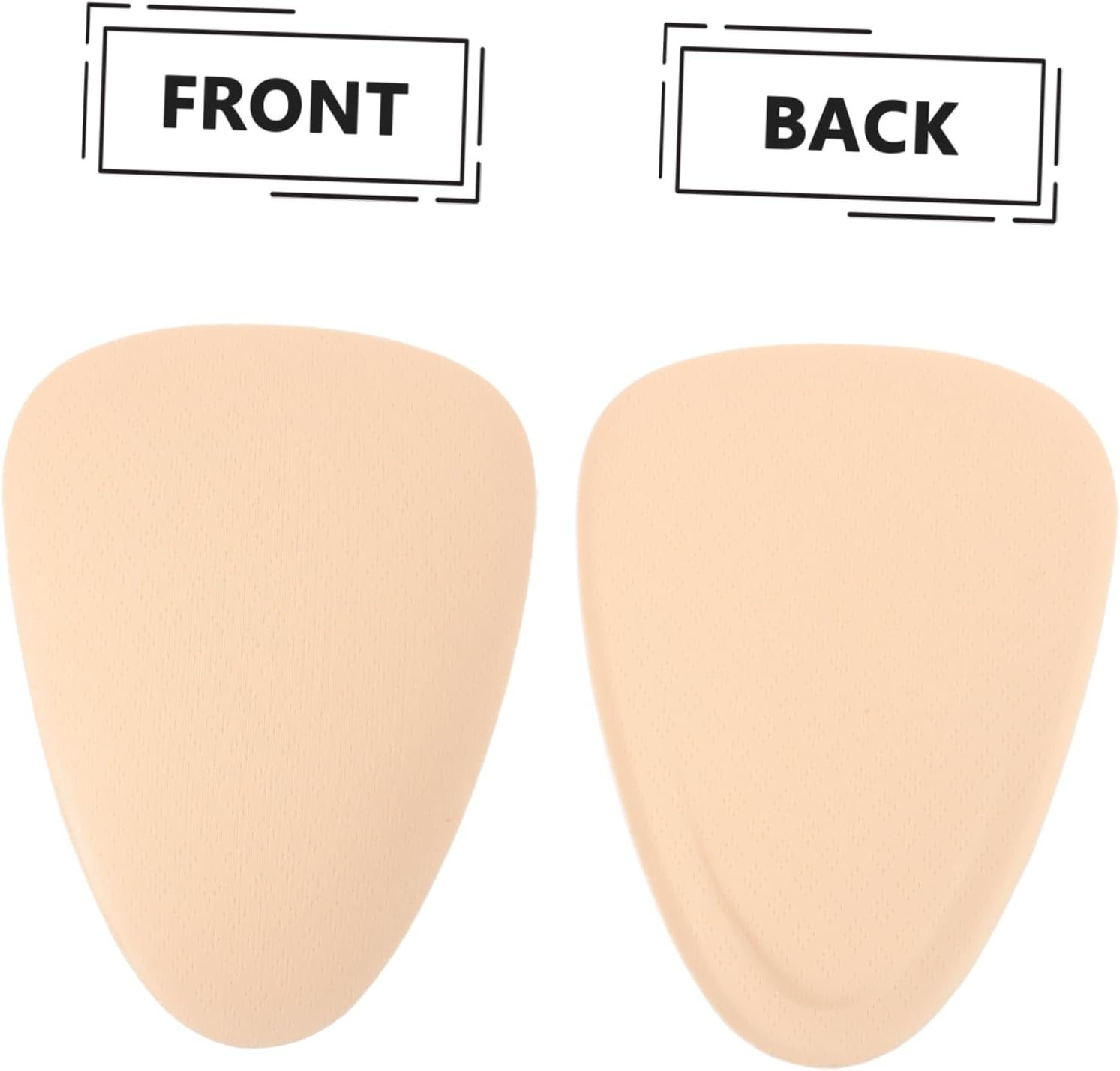 2Pcs Women Private Chinlon Underwear Pad Hiding Insert Panty Supplies Replacement Swim Private Pads Comfortable Soft Cover for Female Intimate Areas Beige