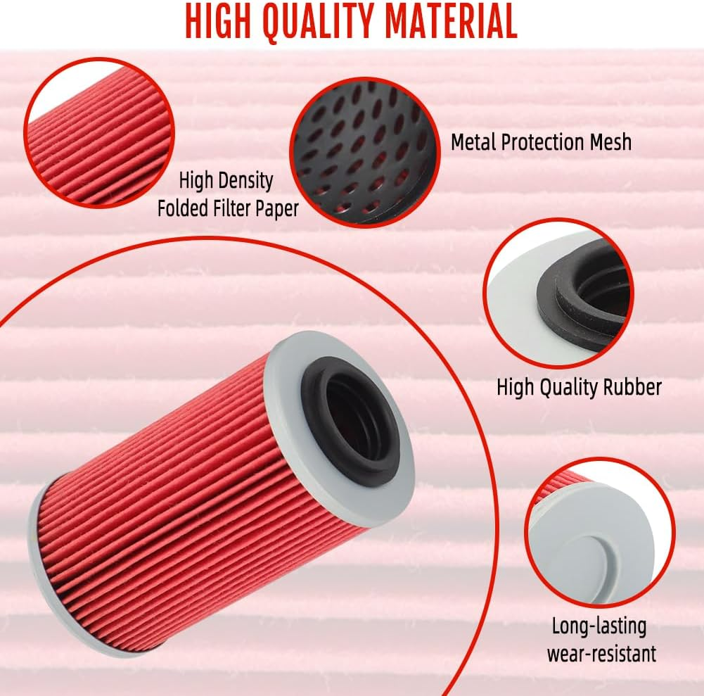 Can-Am Spyder SE5 Oil Filter W/Extended Trans Filter with Seal Kit image number 4