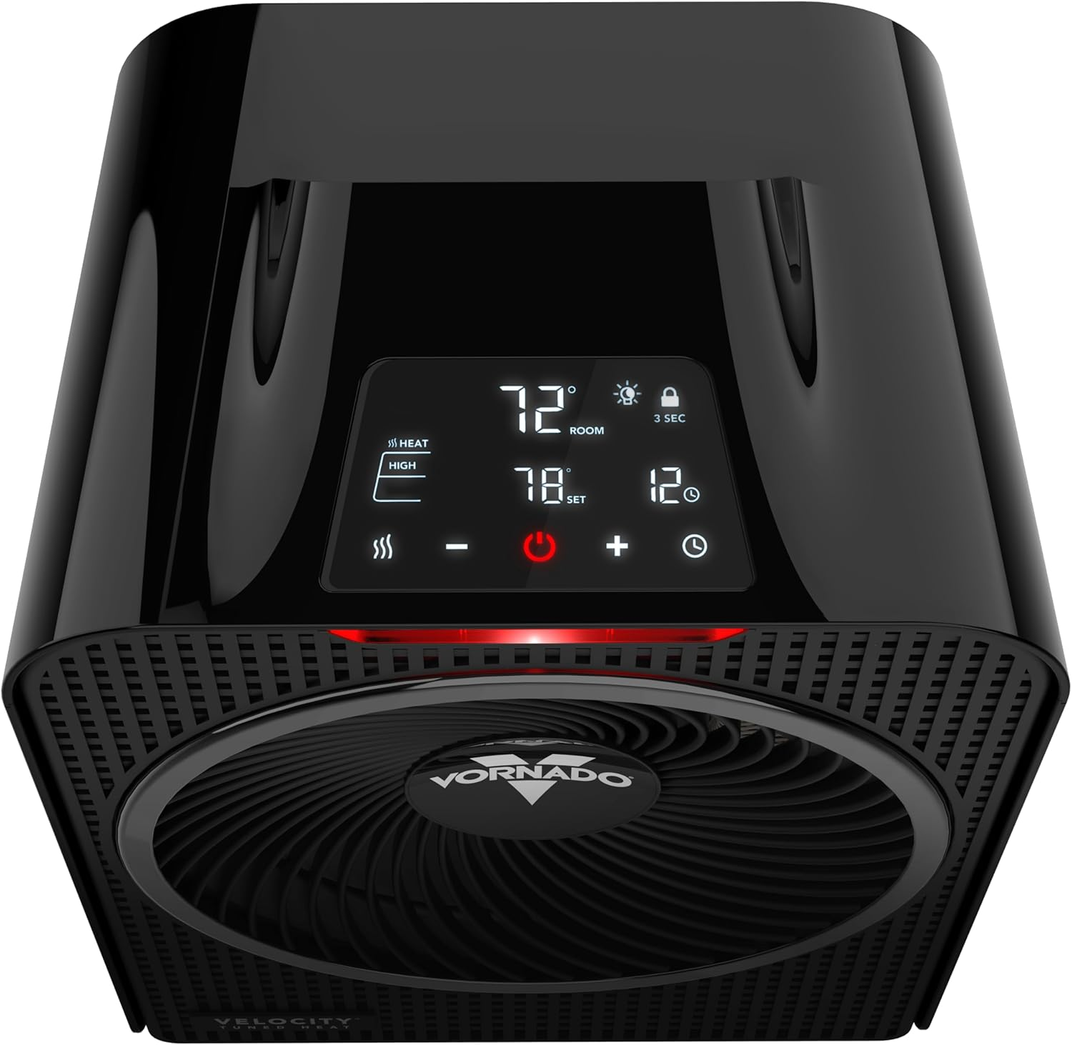 Vornado Velocity 5 Whole Room Heater with Auto Climate, Black image number 3