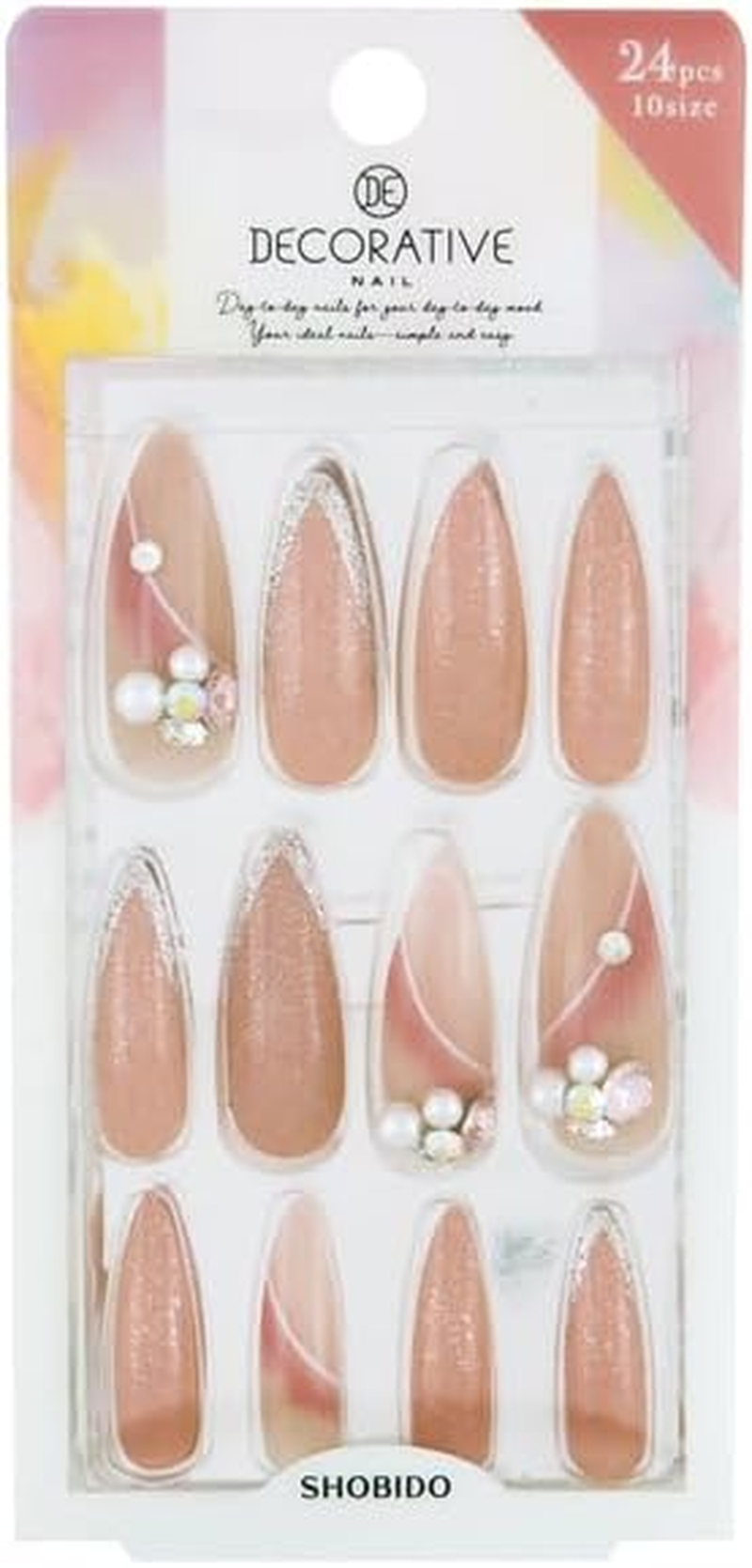 Decorative Nail Nail Tip Gradation Pink