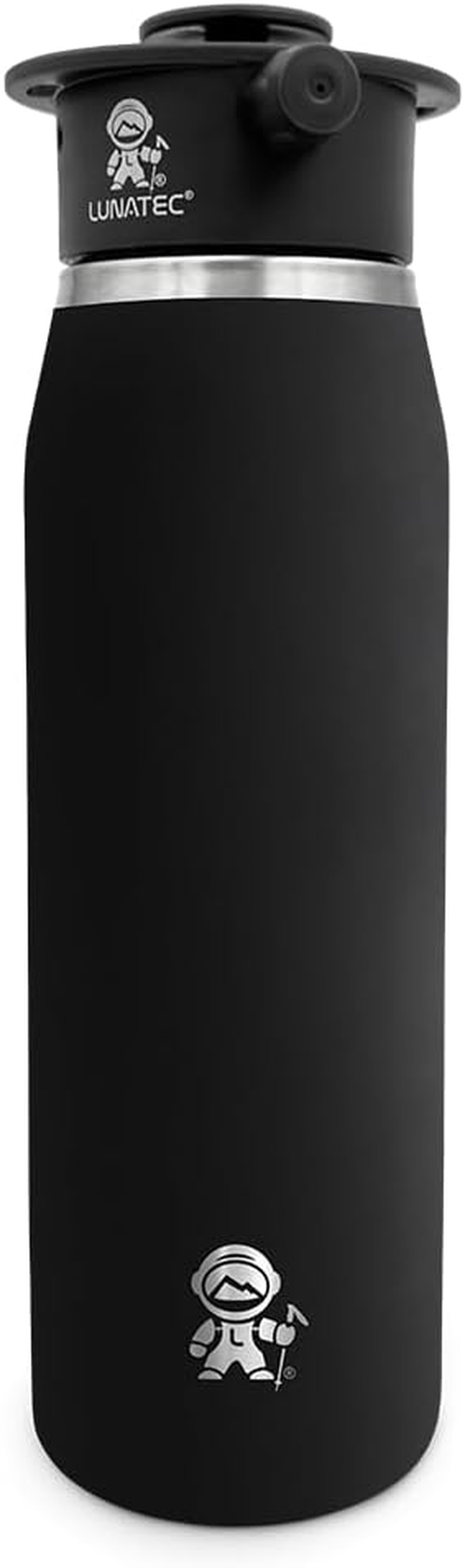 Lunatec&reg; Insulated Hydration Spray Water Bottle - a Pressurized Personal Mister, Camp Shower and Sport Water Bottle in One Easy-To-Use BPA Free Bottle.