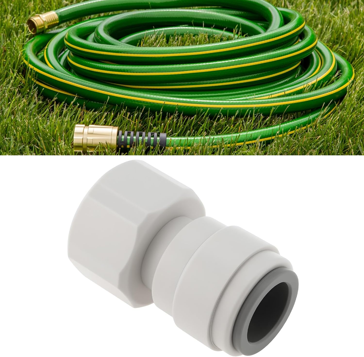 Emagtech 4Pcs Push Fit 12Mm to 1/2 BSP Adapter for RV Water Purifier Water Pipe 42Mm image number 3