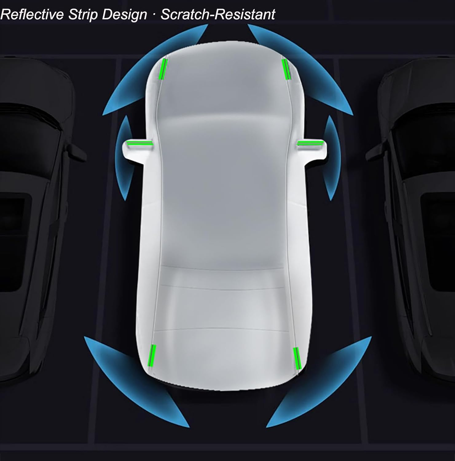 Car Cover Waterproof All Weather,Car Cover Dirtproof, Scratch Resistant, Dustproof,Winter Rain Sun. (XL - 5.4 X 1.75 X 1.2 Meter) image number 2