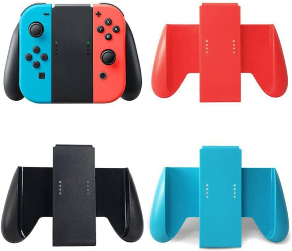 New Comfort Grip Game Console Handle Bracket Holder for Nintendo Switch Blue - Blue image number 1