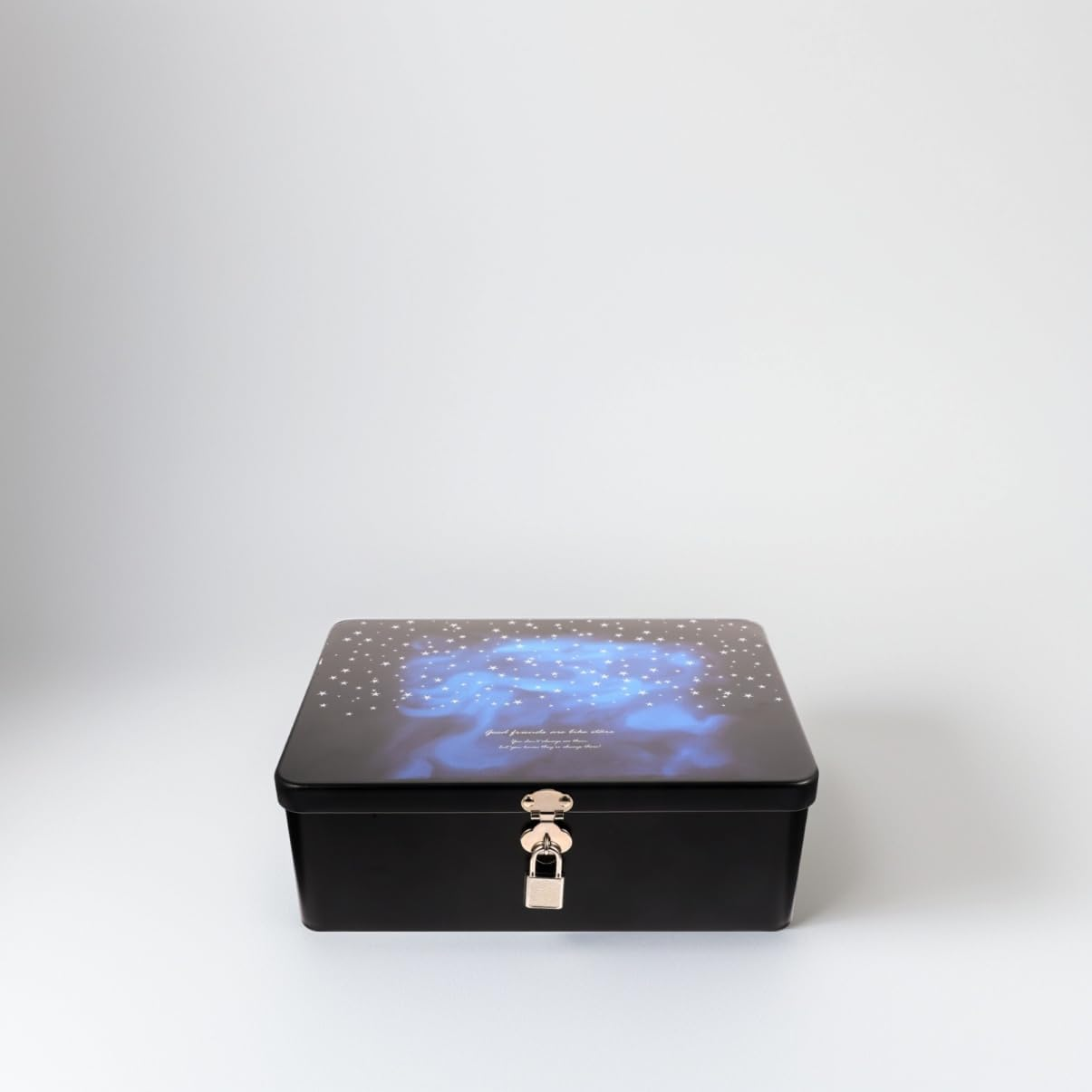 SOLUSTRE Lockable Storage Box Vintage Design Small Lock Box for Keys and Accessories Portable Storage Bin Secure Lock for Desktop Organization Outdoor Key Safe