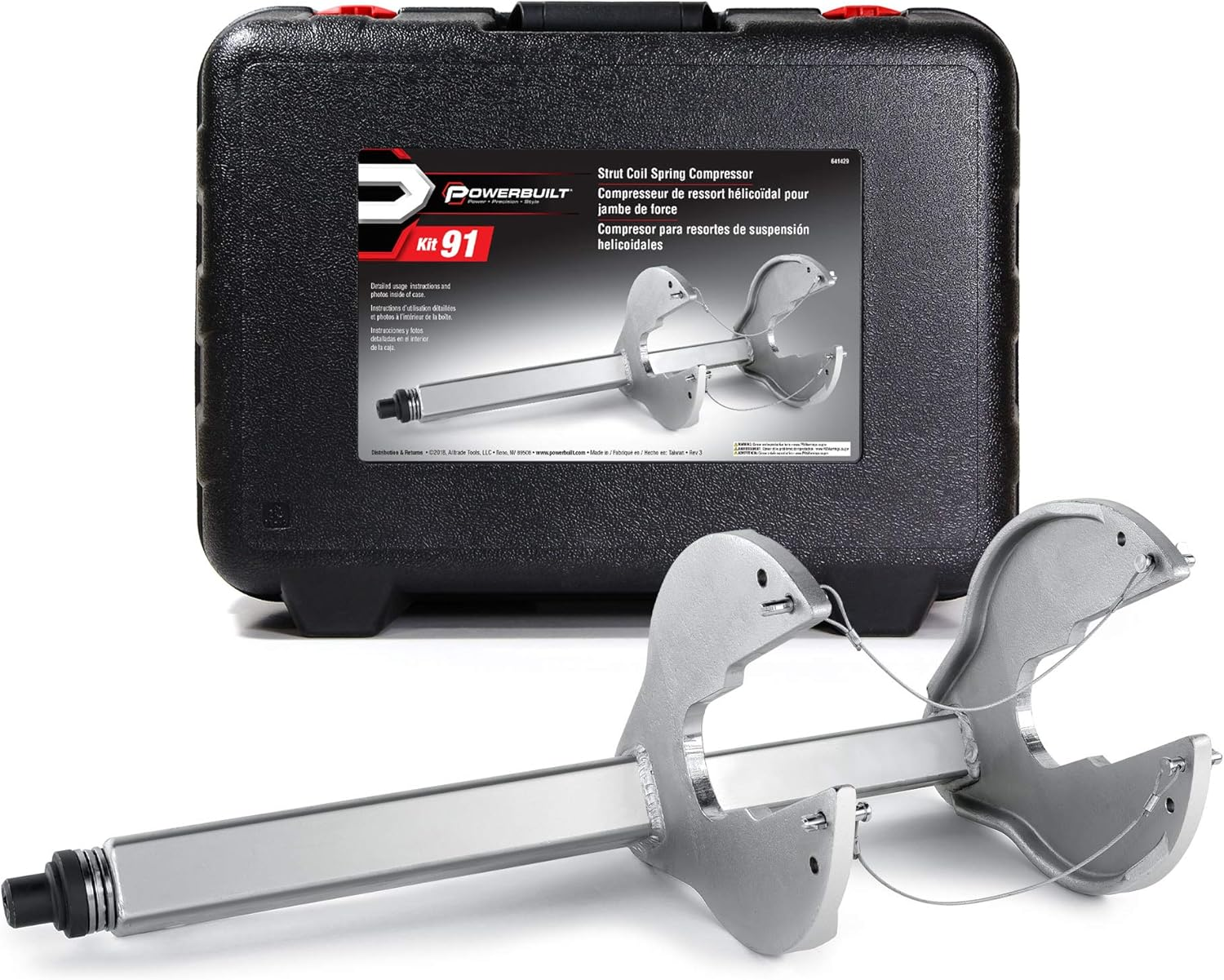 Powerbuilt 641429 Strut Tool/Strut Coil Compressor Kit image number 1
