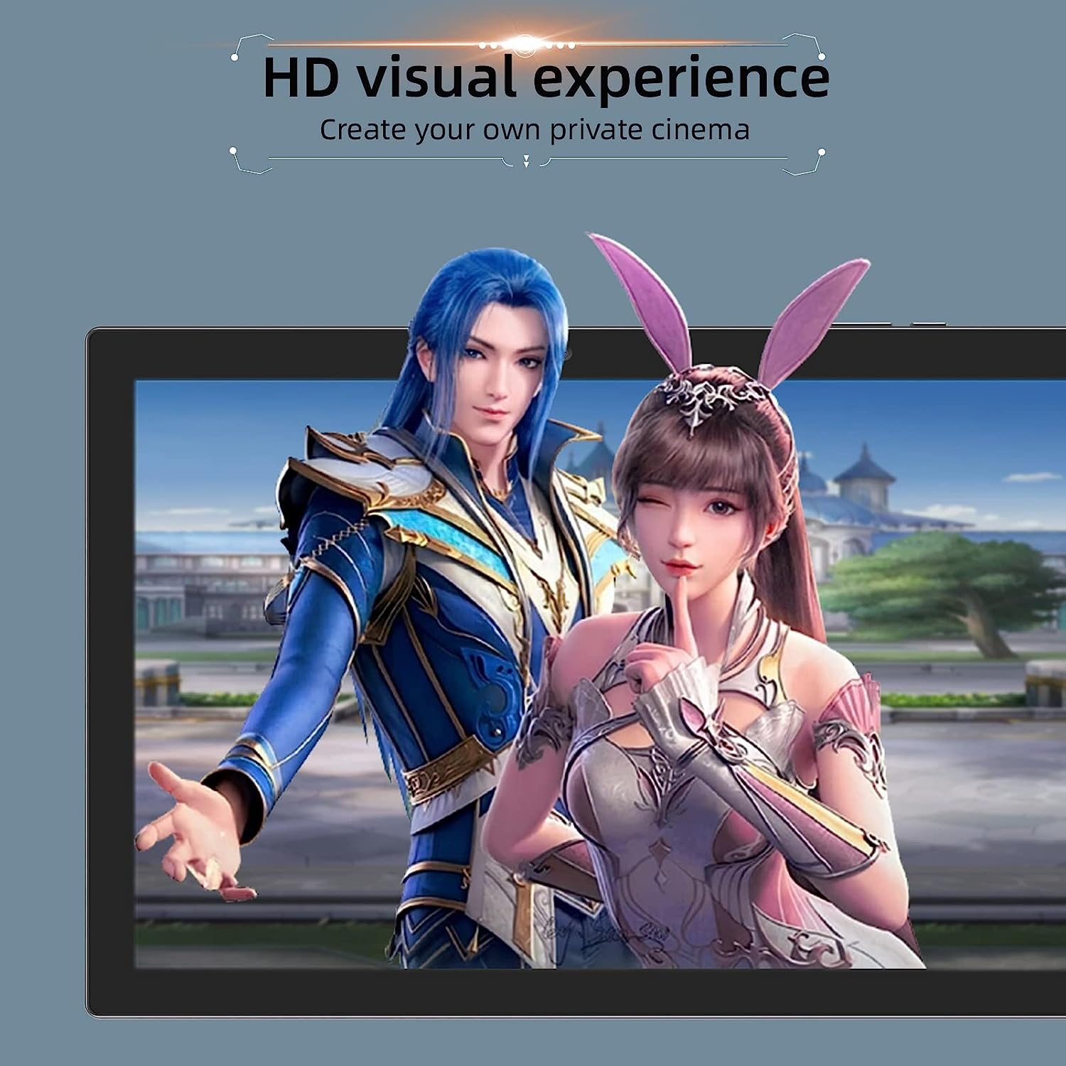 Android Tablet 10 Inch Tablet, 64GB Storage Tablets, Android 14 Tablet, 1024GB Expand, 8MP Camera, Quad-Core Processor 8GB RAM Wifi 6000MAH Battery 10.1'' IPS HD Touch Screen Google Tableta (Blue) - Pink image number 7