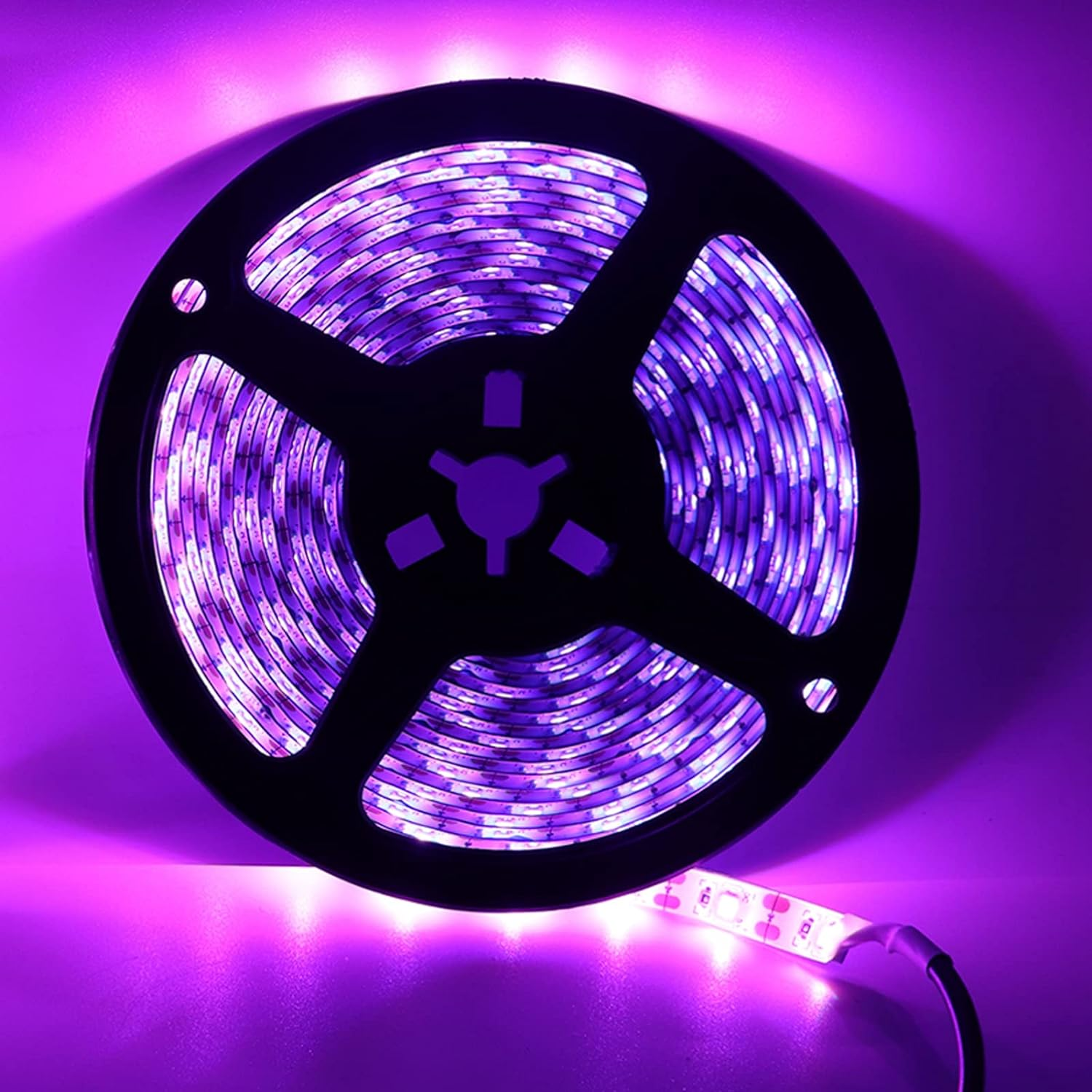 Solar Powered Grow Light Strip, Full Spectrum Led Strip Growing Lamp with 20W 5V Solar Panel Ip65 Waterproof High Luminous Lux Led Plant Grow Lights for Indoor Outdoor Greenhouse image number 5