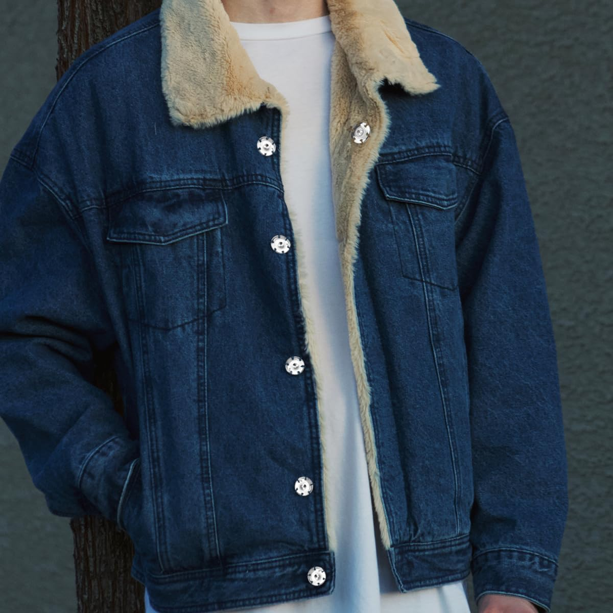 NILLOS Sew-On Snap Buttons, 40 Pairs Metal Snap Fastener Buttons for Clothing, Leather Bracelet, Jeans, Wearing, Jacket (19 Mm/0.74 In) image number 2