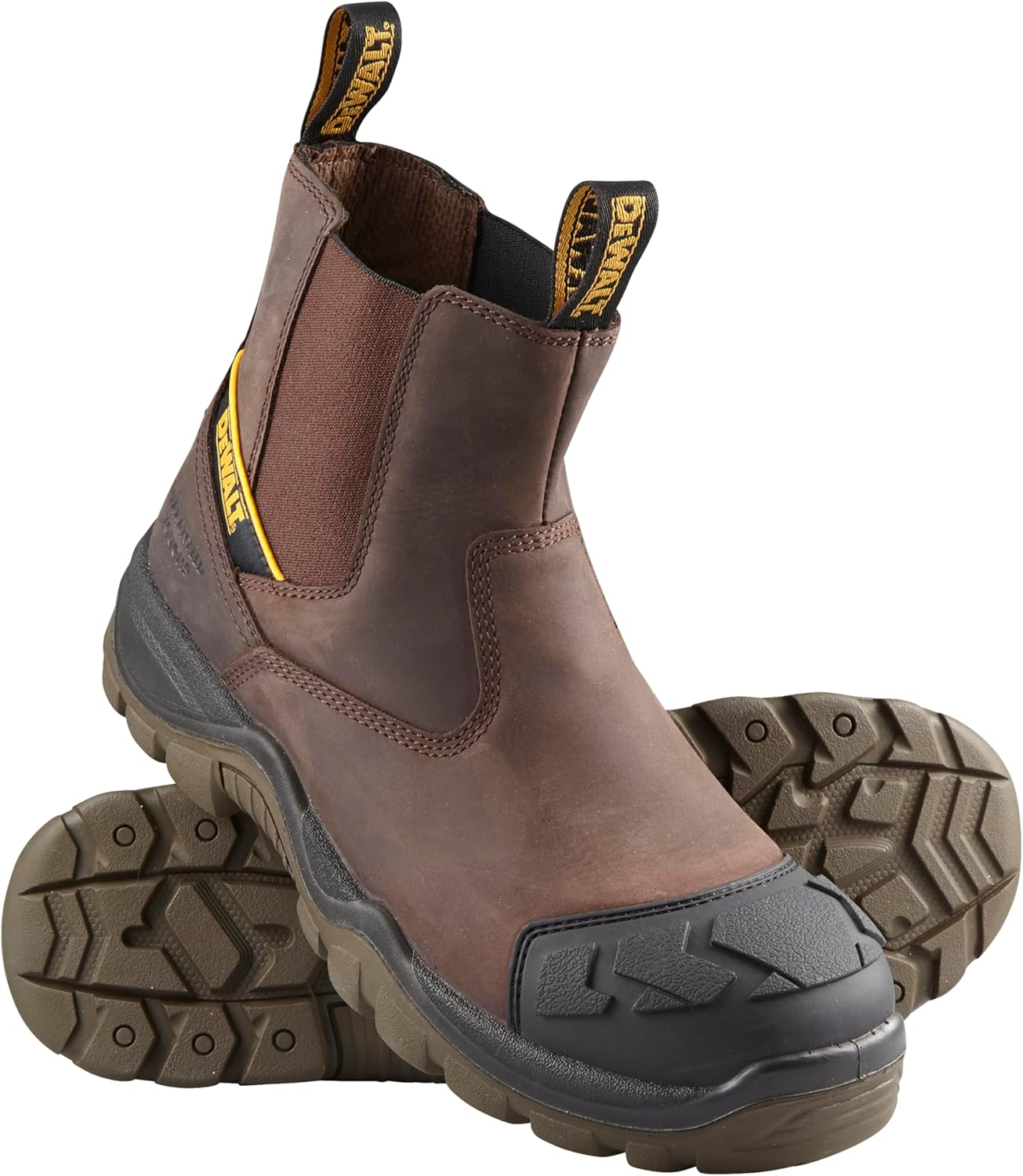 Dewalt Hunter Safety Boots - Safety Steel Toe Cap Boots with Waxed Crazy Horse Leather Upper and Comfort Insole - Non Slip Ankle Work Boots image number 1