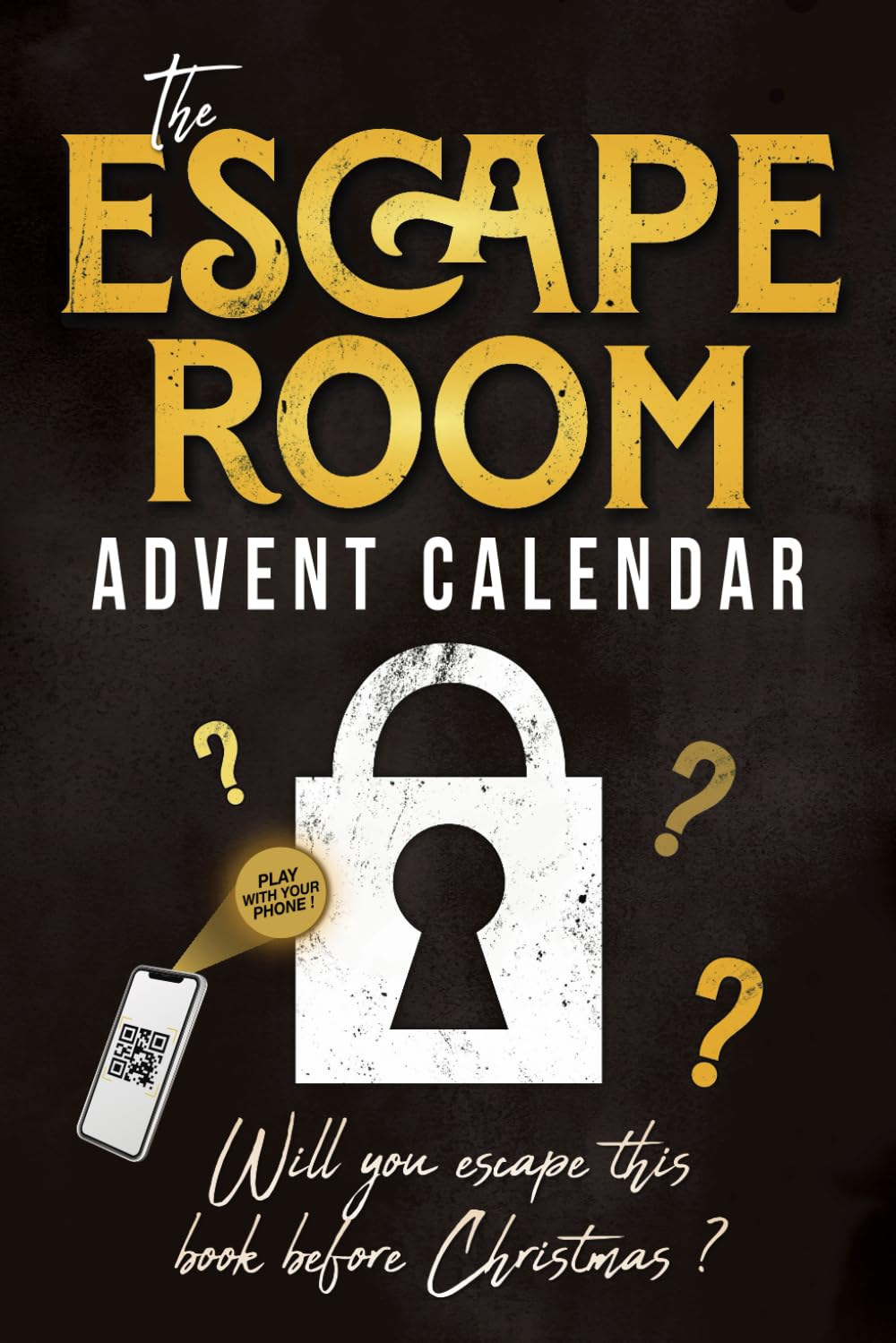 The Escape Room Advent Calendar: Puzzle Book for Adults with 24 Interactive Riddles to Solve While Waiting for Christmas image number 1