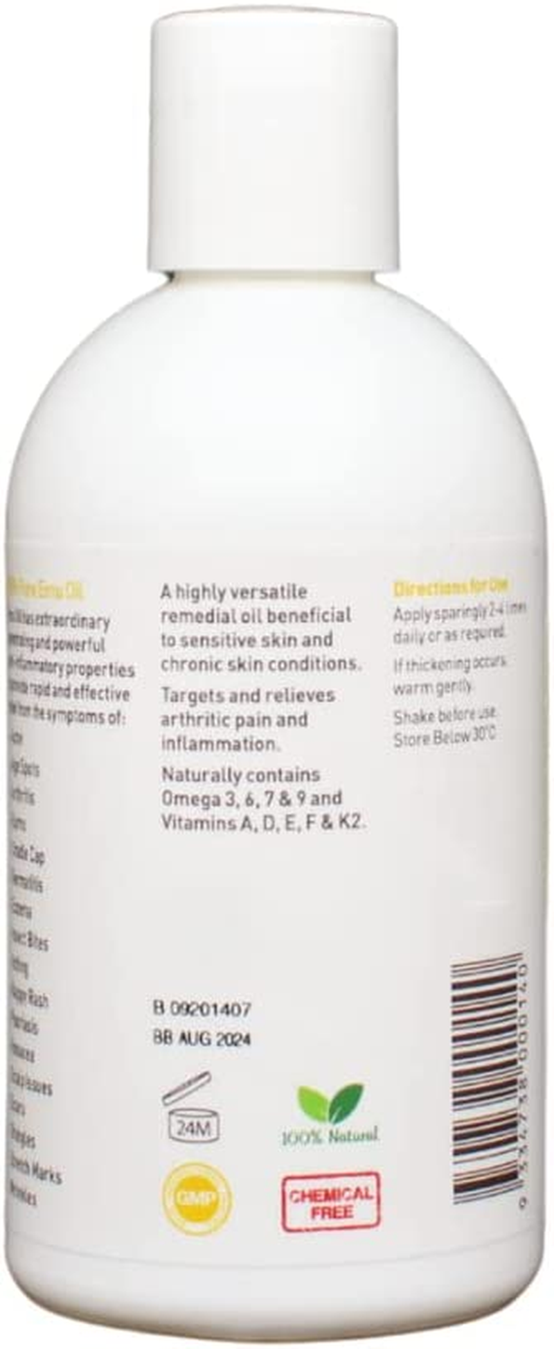 Emu Tracks Pure Emu Oil 250 Ml image number 2