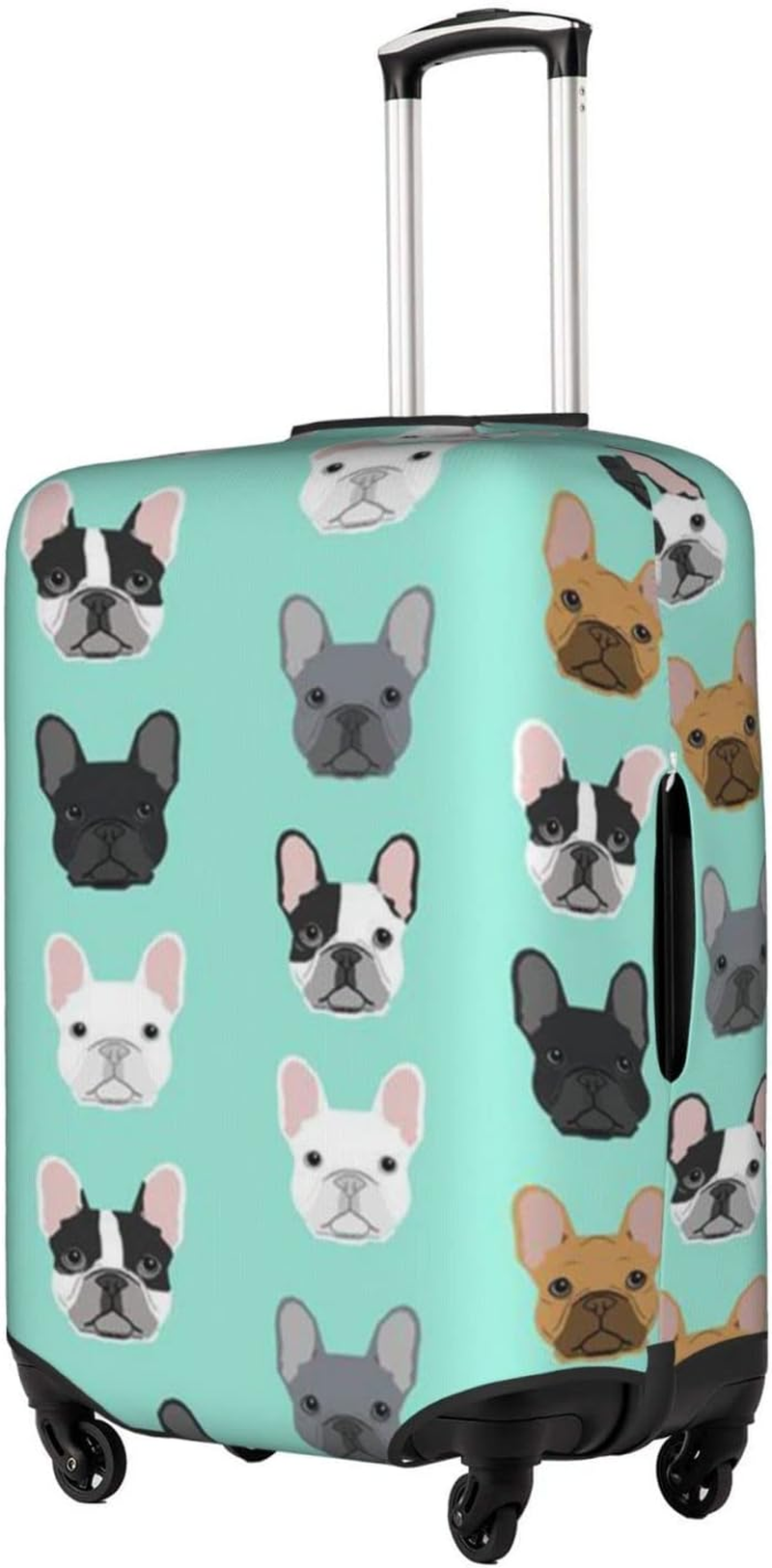 French Luggage Cover Anti-Scratch Suitcase Protector Fits 18-32 Inch Luggage image number 2