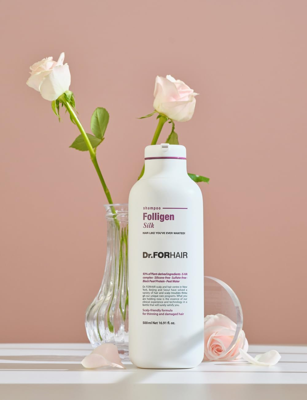 DR for HAIR - Folligen Silk Shampoo 500Ml image number 2