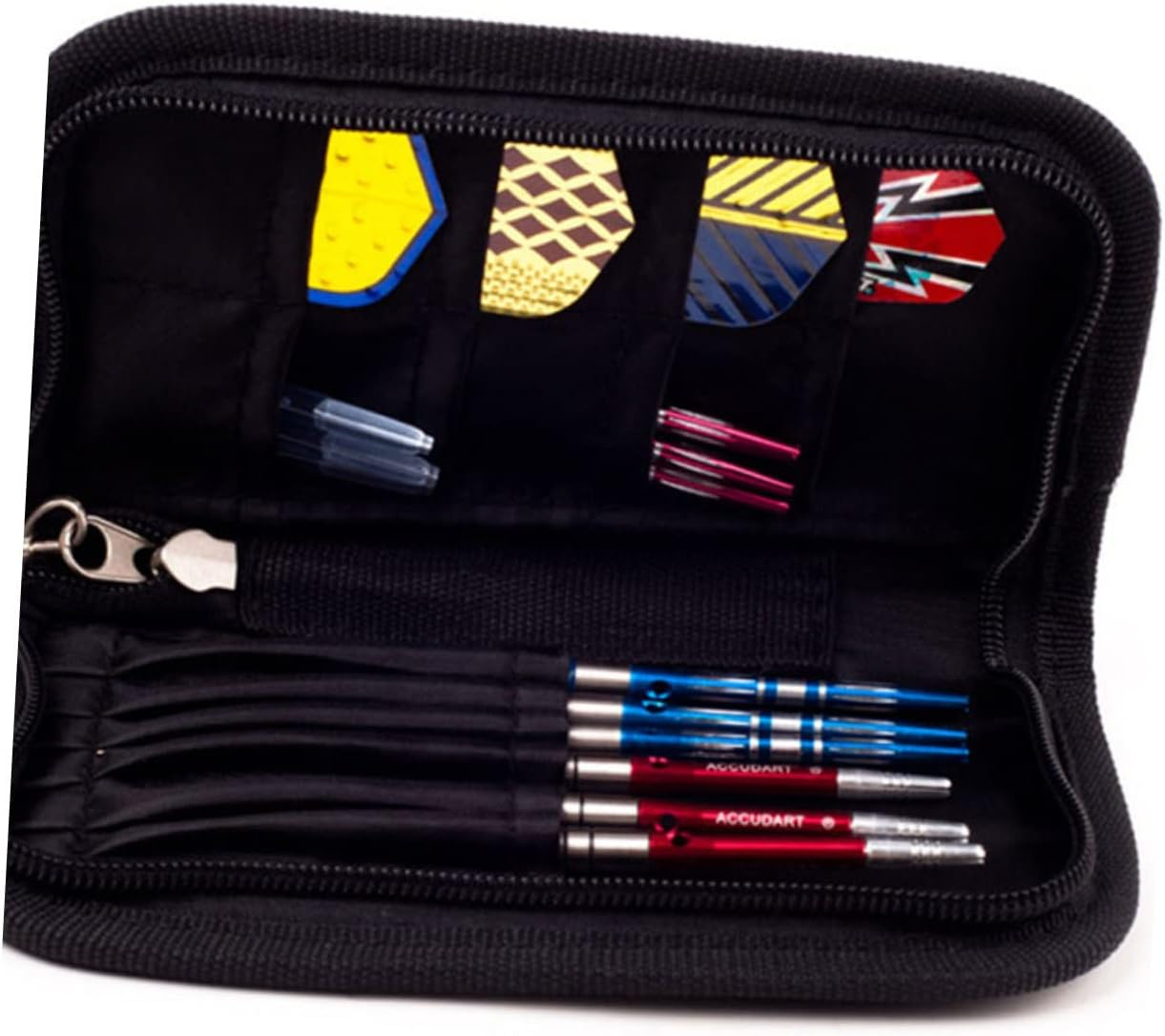 PAMINGONO Portable Darts Pouch Oxford Cloth Case Zipper Organizer for Travel Home Storage Bag image number 3