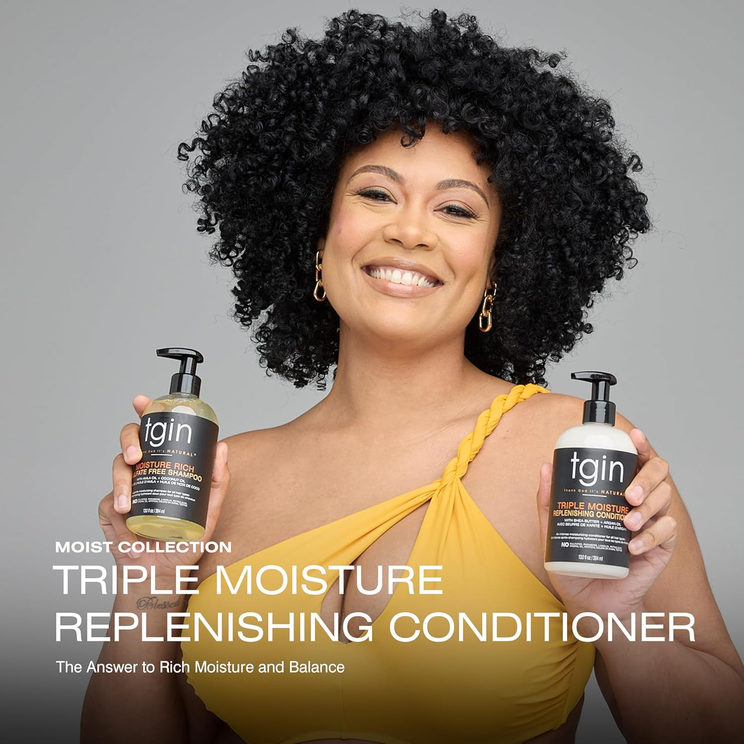 Tgin Triple Moisture Replenishing Conditioner for Natural Hair, 13Oz image number 6