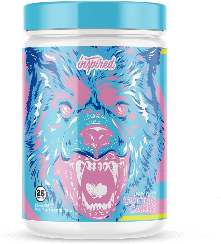 INSPIRED DVST8 Pre Workout 25 Serves Candy Cloud 385 Grams image number 2