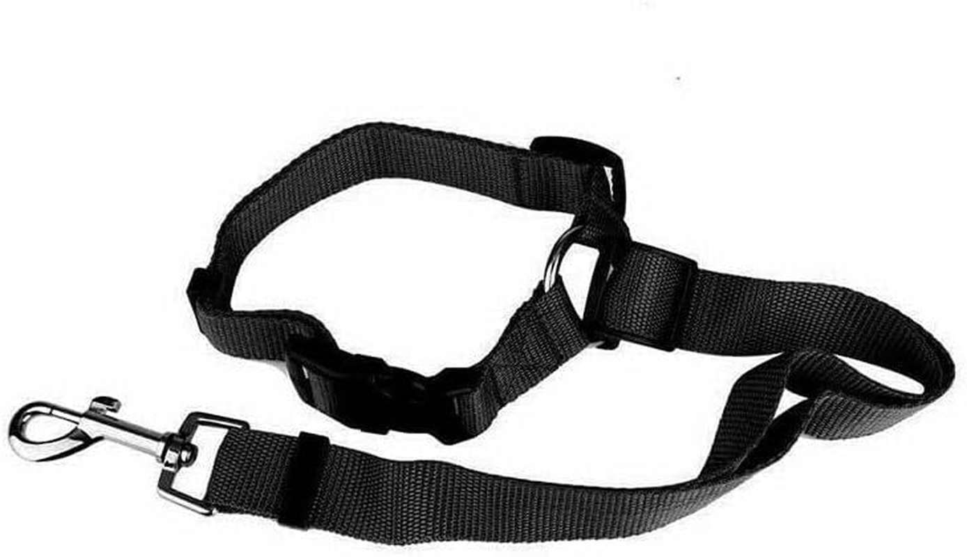 Dog Pet Safety Seat Belt Clip for Car Vehicle Seatbelt Adjustable Harness Lead - Durable Oxford Harness Lead Clip for Dogs & Cats