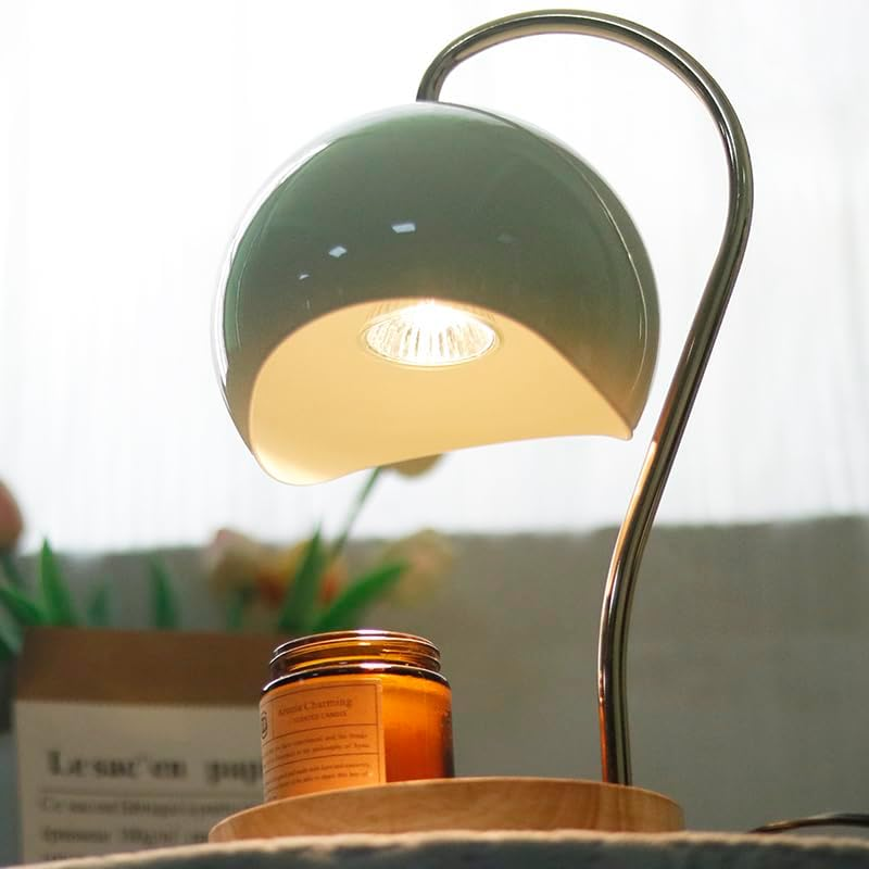 Candle Warmer Lamp, Adjustable Height, with Timer Dimmer, 2 Light Bulbs,Home Decor Women House Warming Gifts image number 3